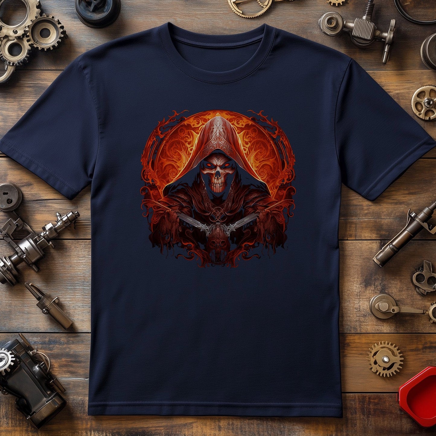 Flame-Skull T-Shirt -