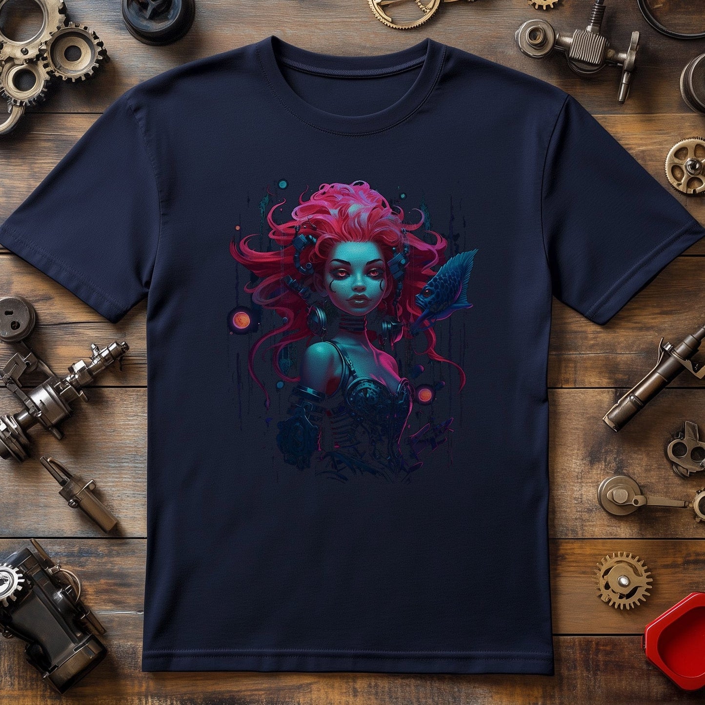 Cyberpunk Mermaid T-Shirt - Dive