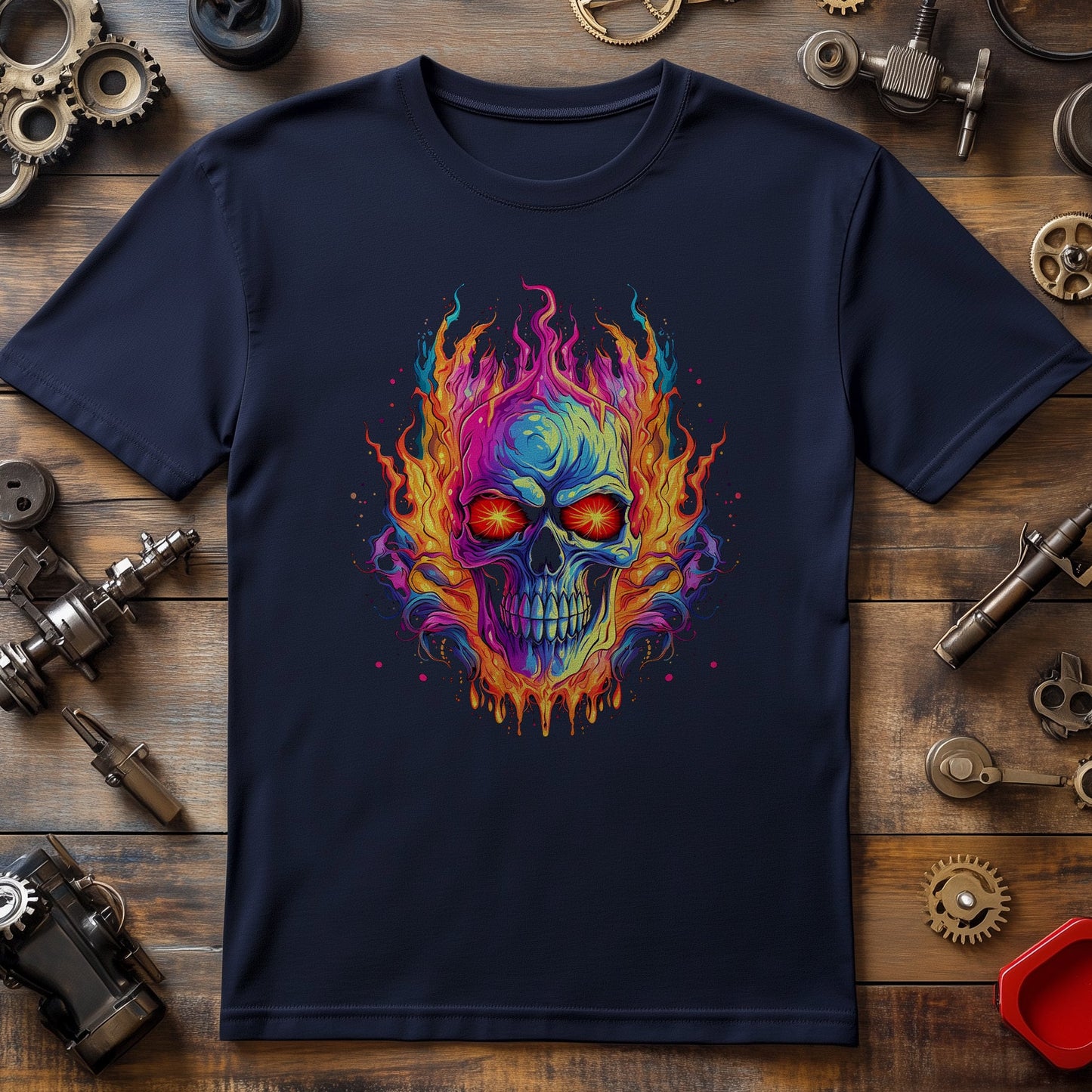 Skull Flame 4 T-Shirt - Ignite Your