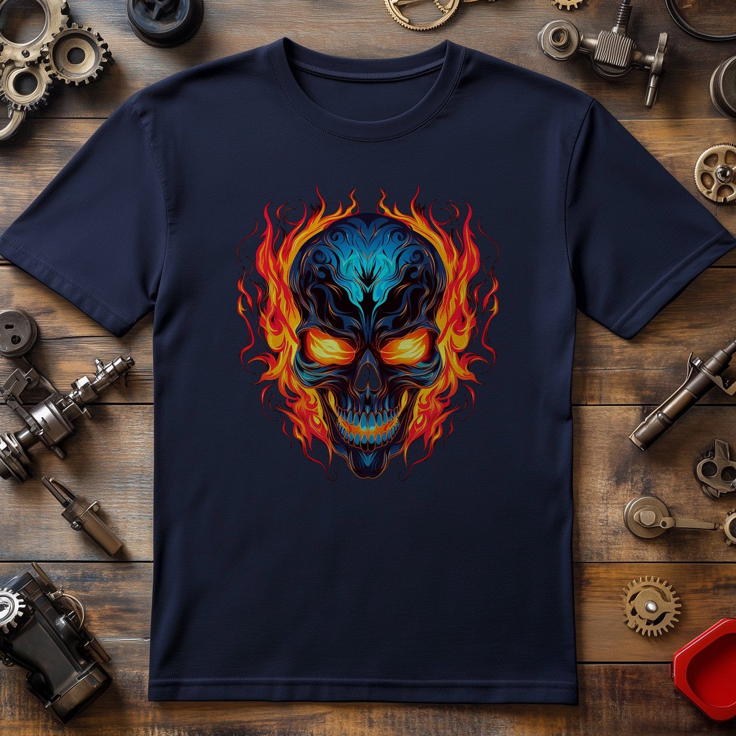 Skull Flame-2 T-Shirt - Ignite Your