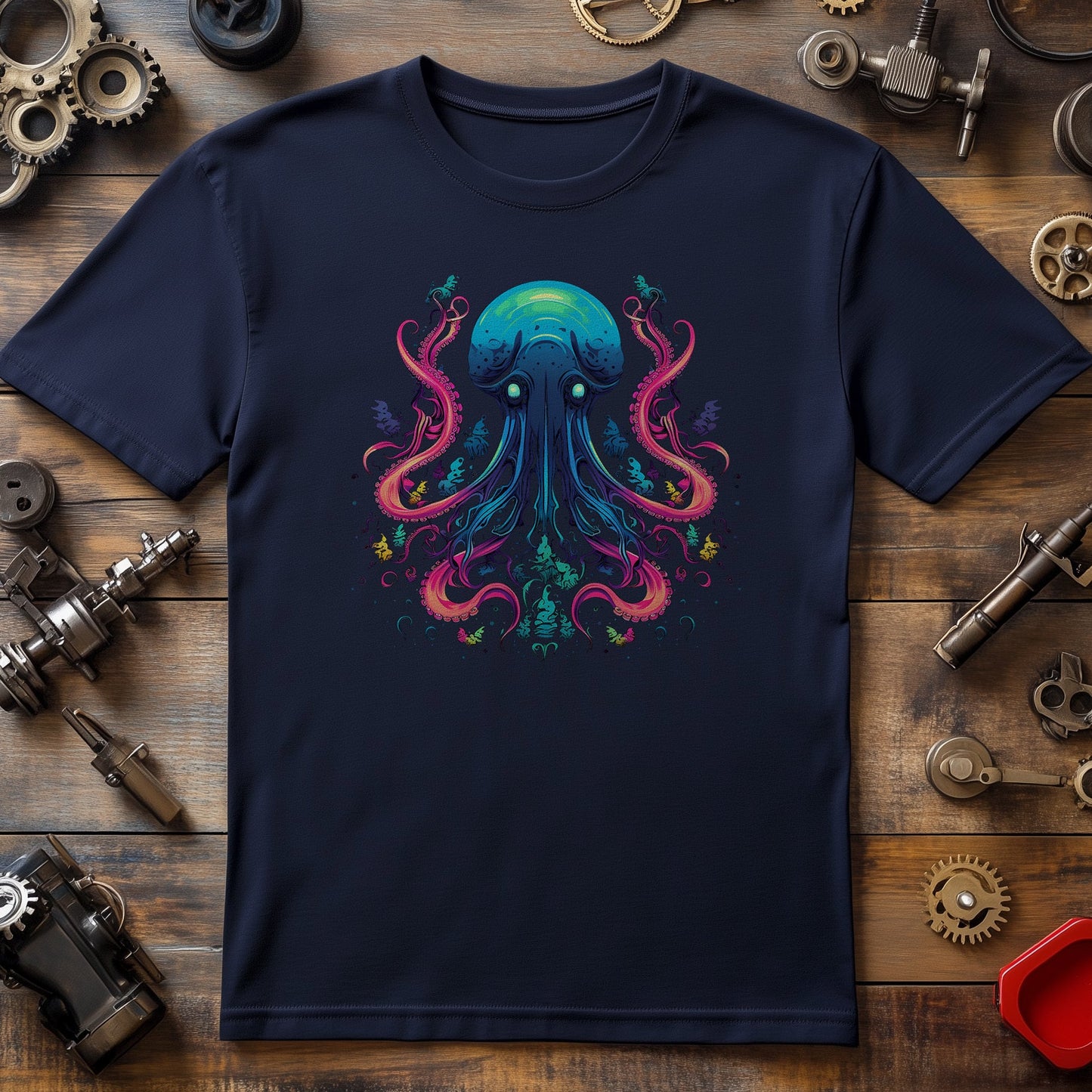 Trippy Octopus 2 T-Shirt - Dive into