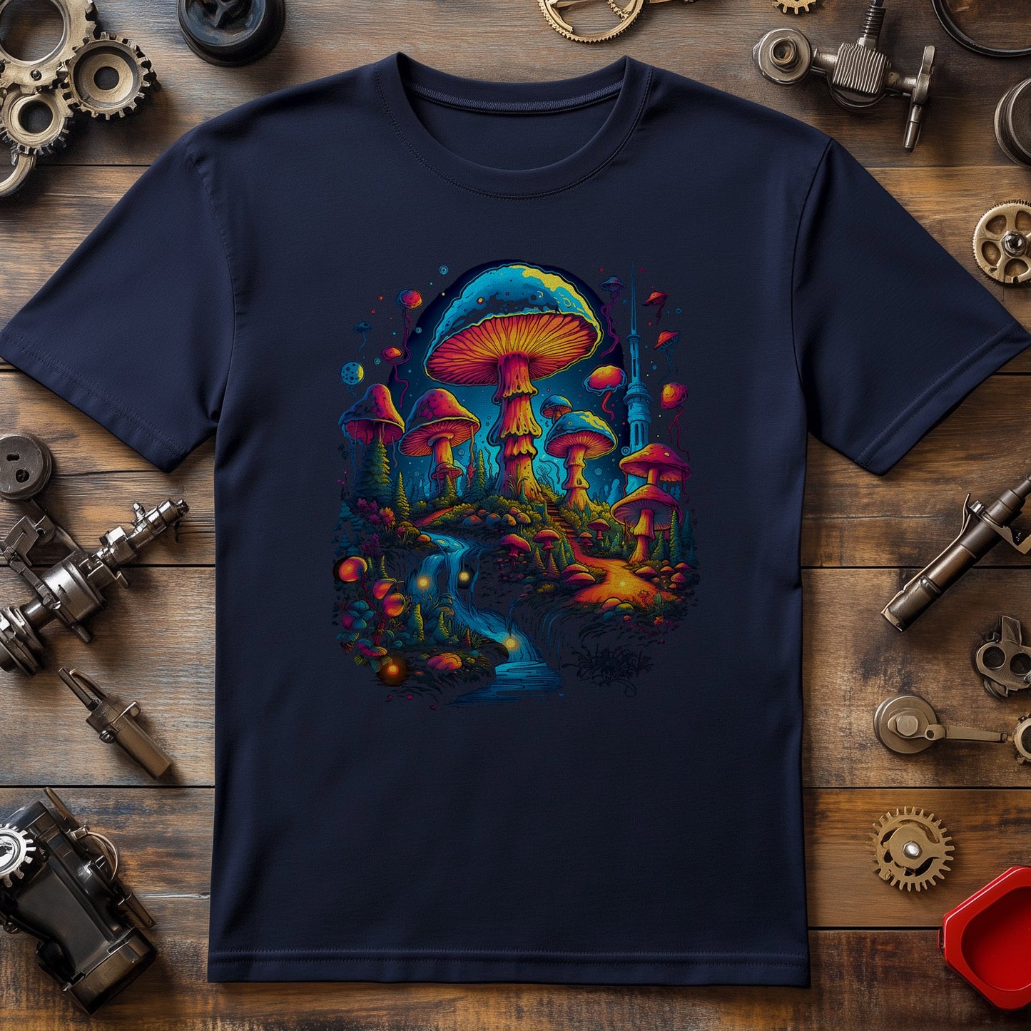 Trippy Mushroom 3 T-shirt - Dive