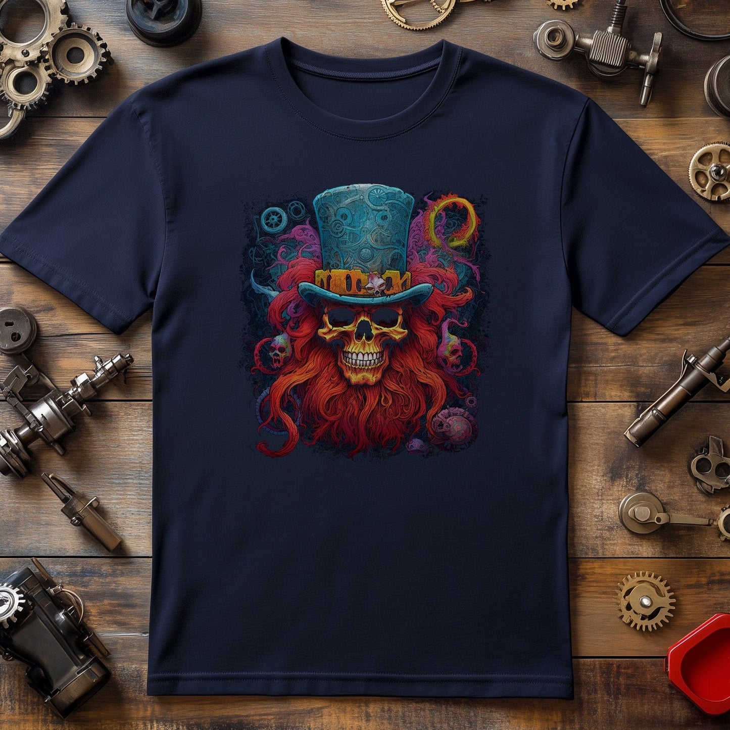 Pstchadelic Skull T-Shirt - Top Hat