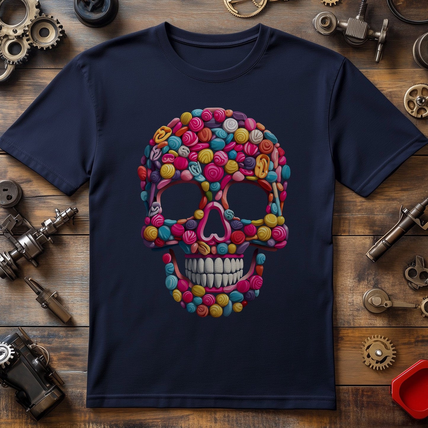 Sweet Skull T-Shirt ‚Äì Colorfully