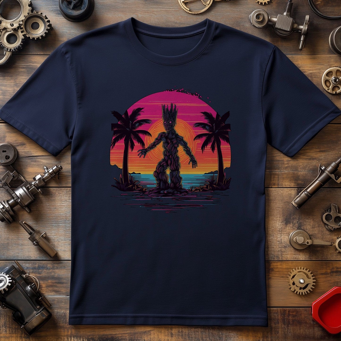 Groot Retrowave T-Shirt - Embrace