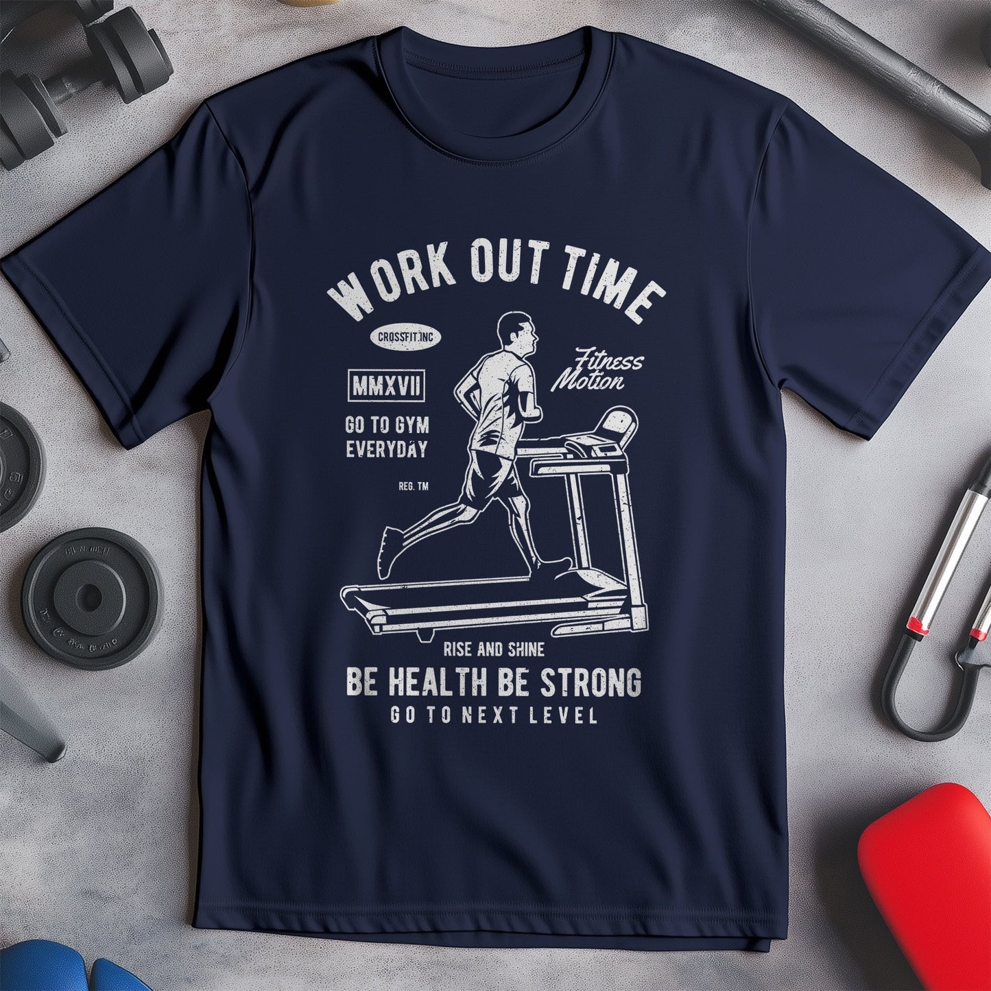 Work Out Time Treadmill T-Shirt ‚Äì