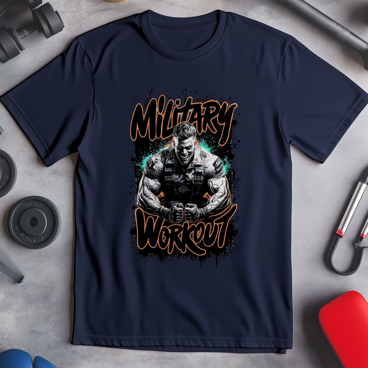 Gym 74 Military Workout T-Shirt