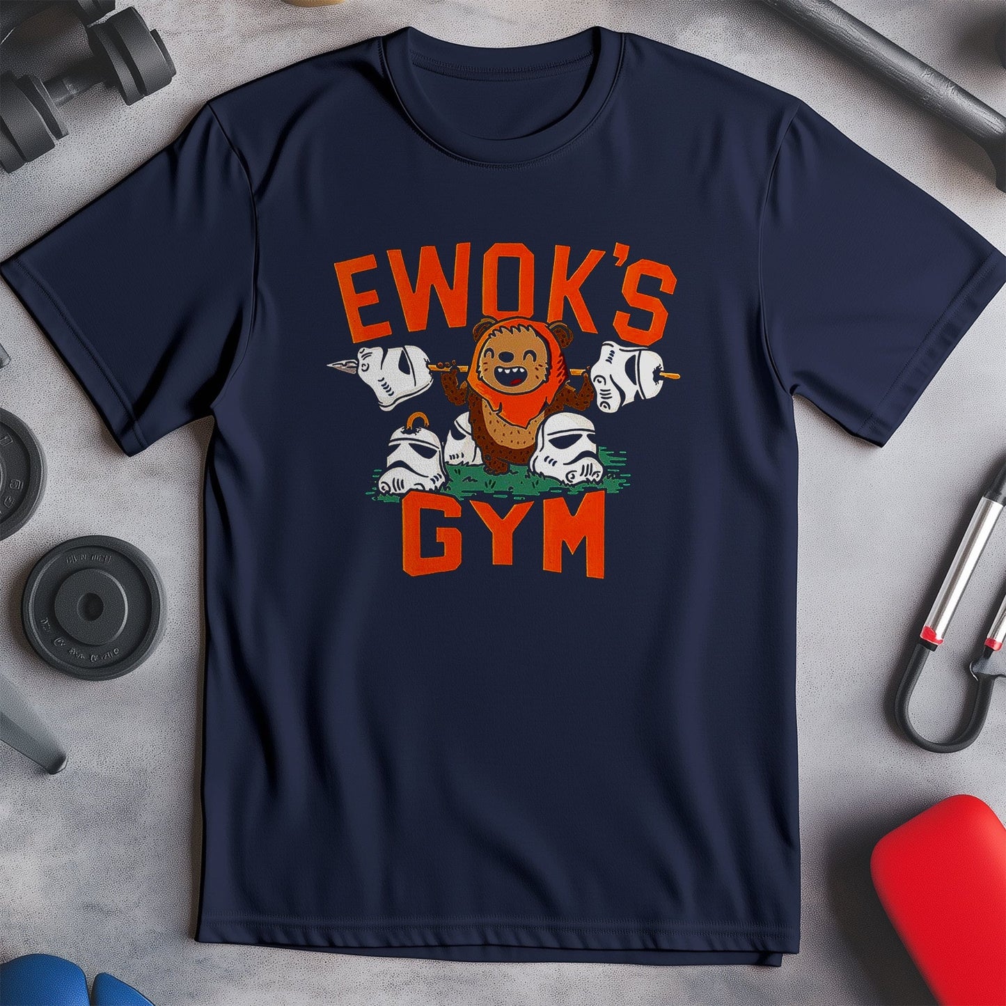 Ewoks-Gym T-Shirt - Get Fit or Get