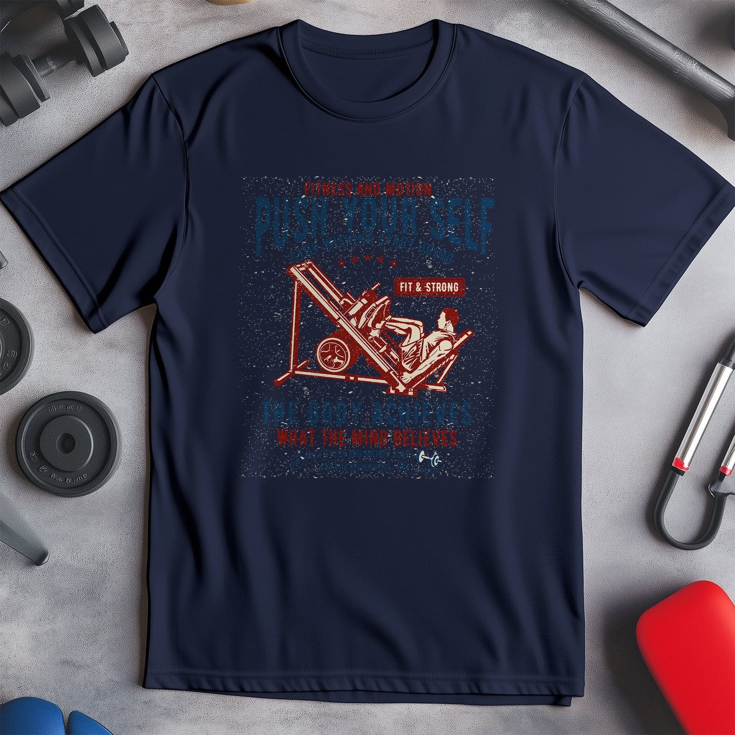 Push Yourself Leg Press T-Shirt -