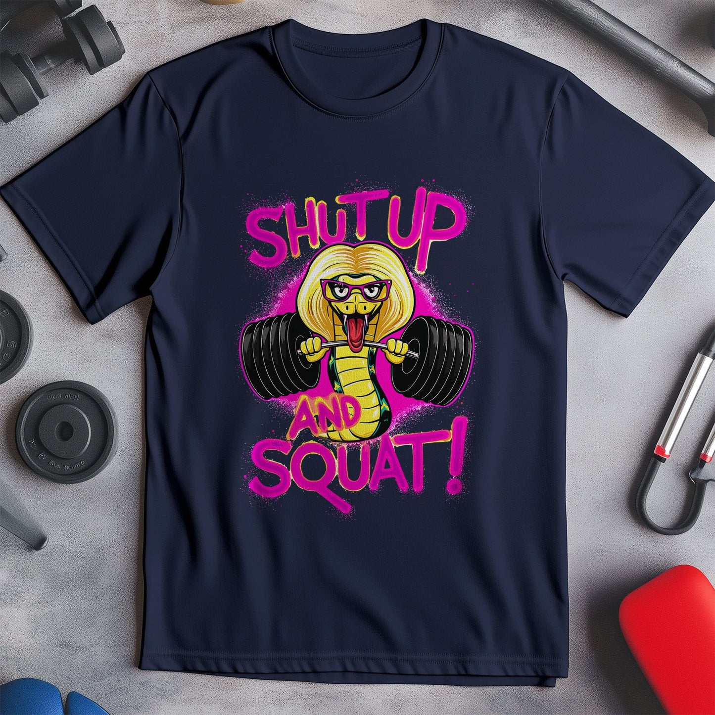 Gym 43 Shut up and squat t-shirt