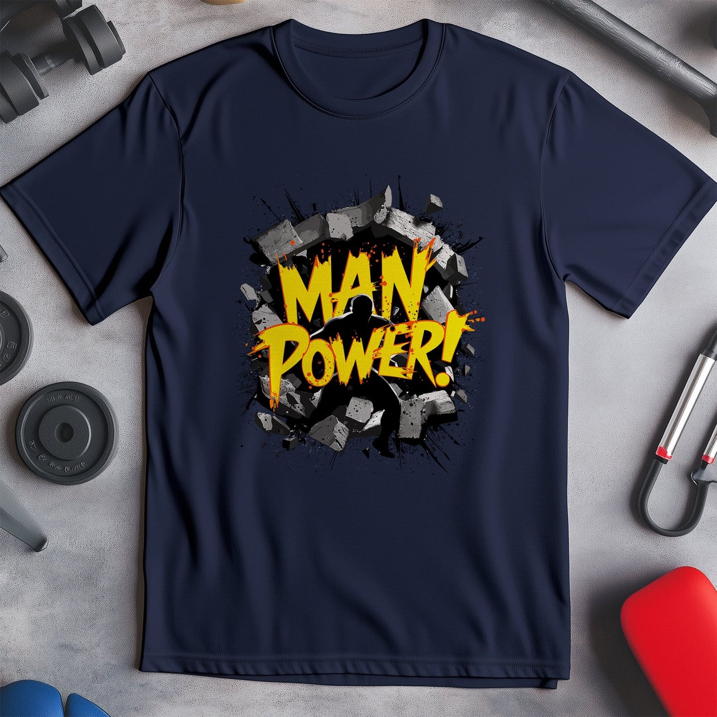 Gym 8 Man power T-Shirt