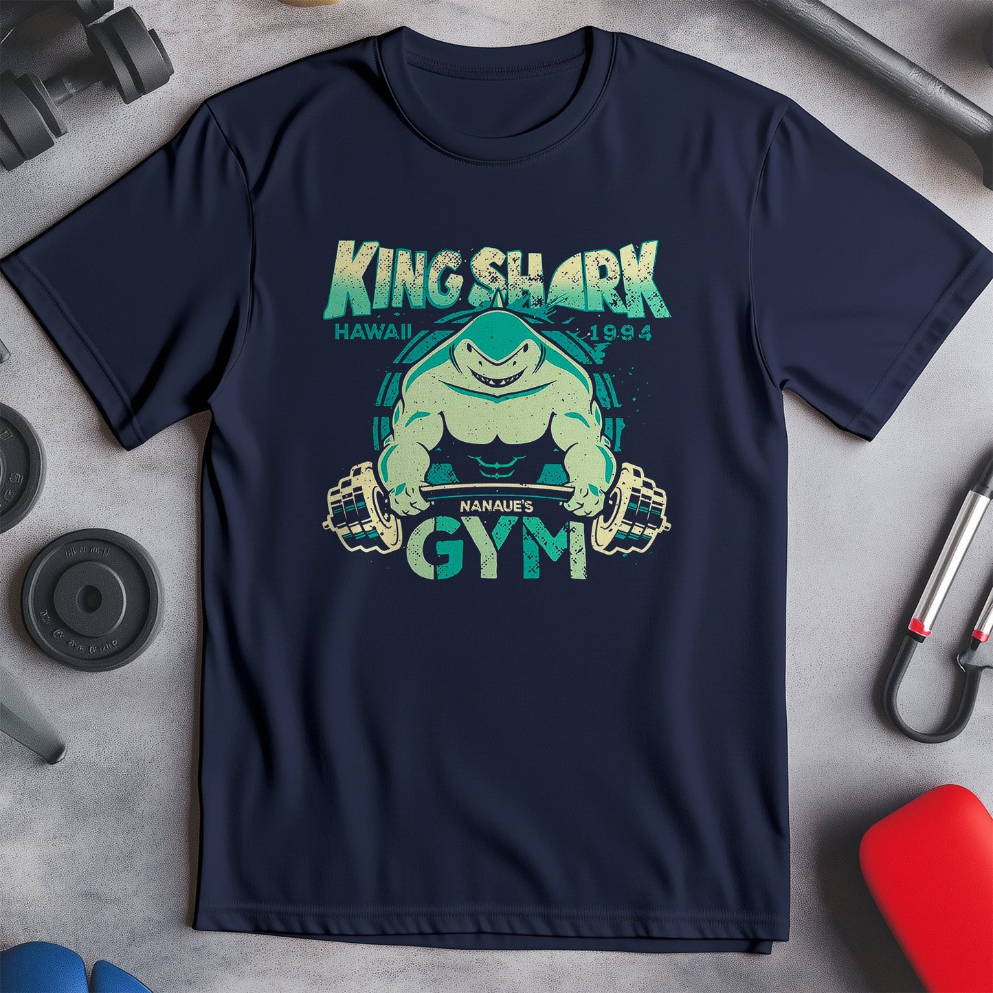 King Shark Gym T-shirt - Get Fit or