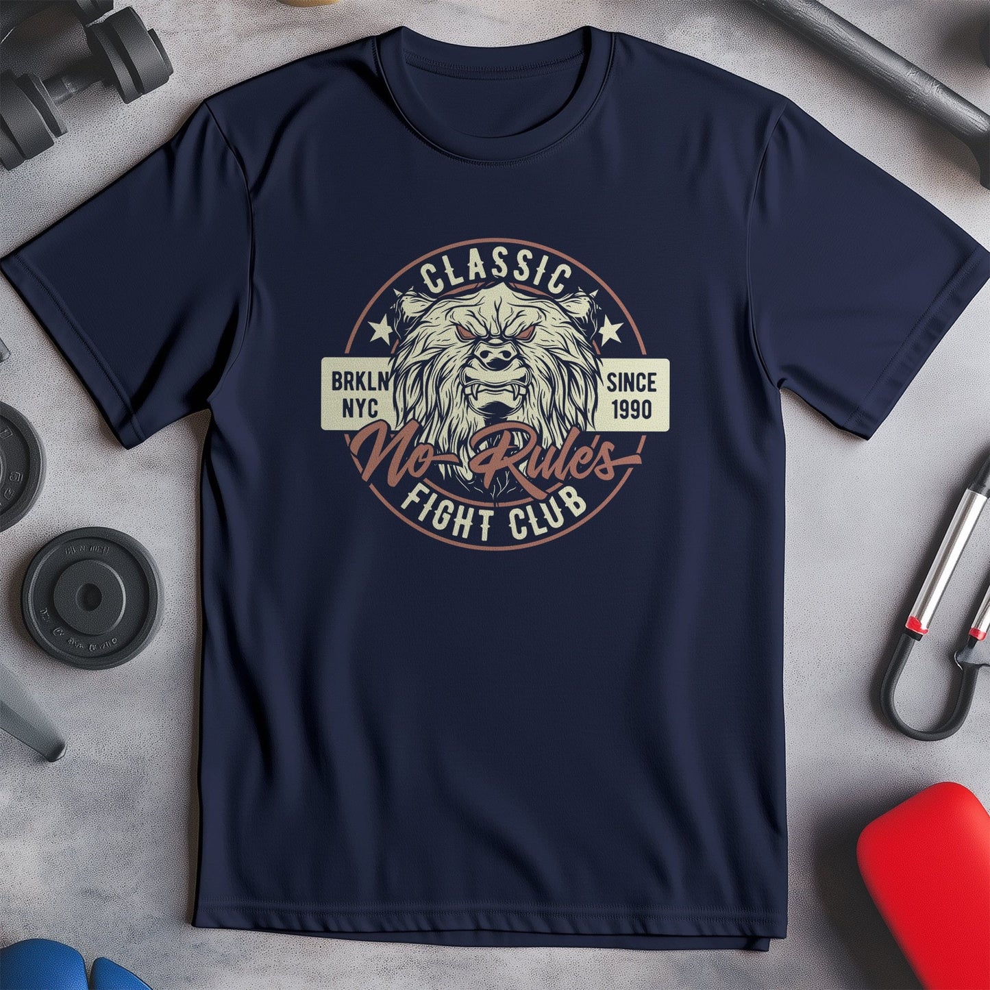 No Rules Fight Club Bear t-shirt -