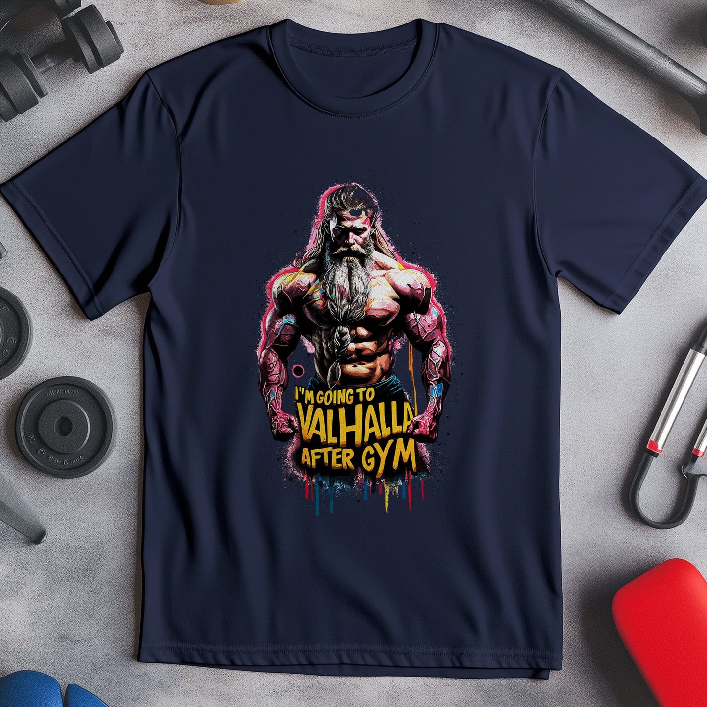 Gym 19 Going to Valhalla after gym t shirt