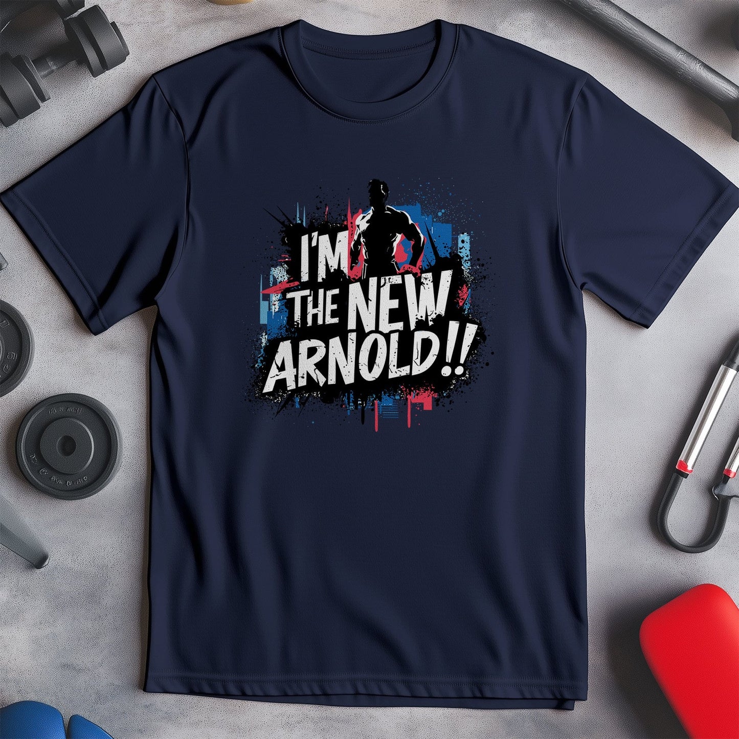 Gym 76 T-Shirt I'm the New Arnold!