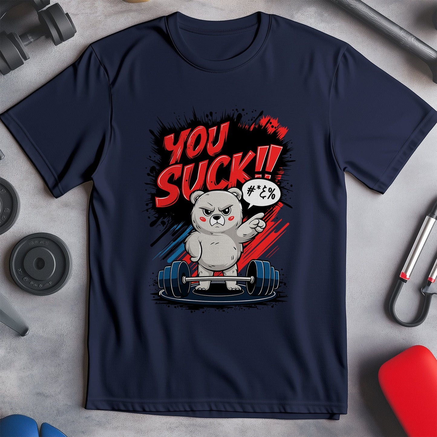 Gym 90 You suck Cat T-shirt