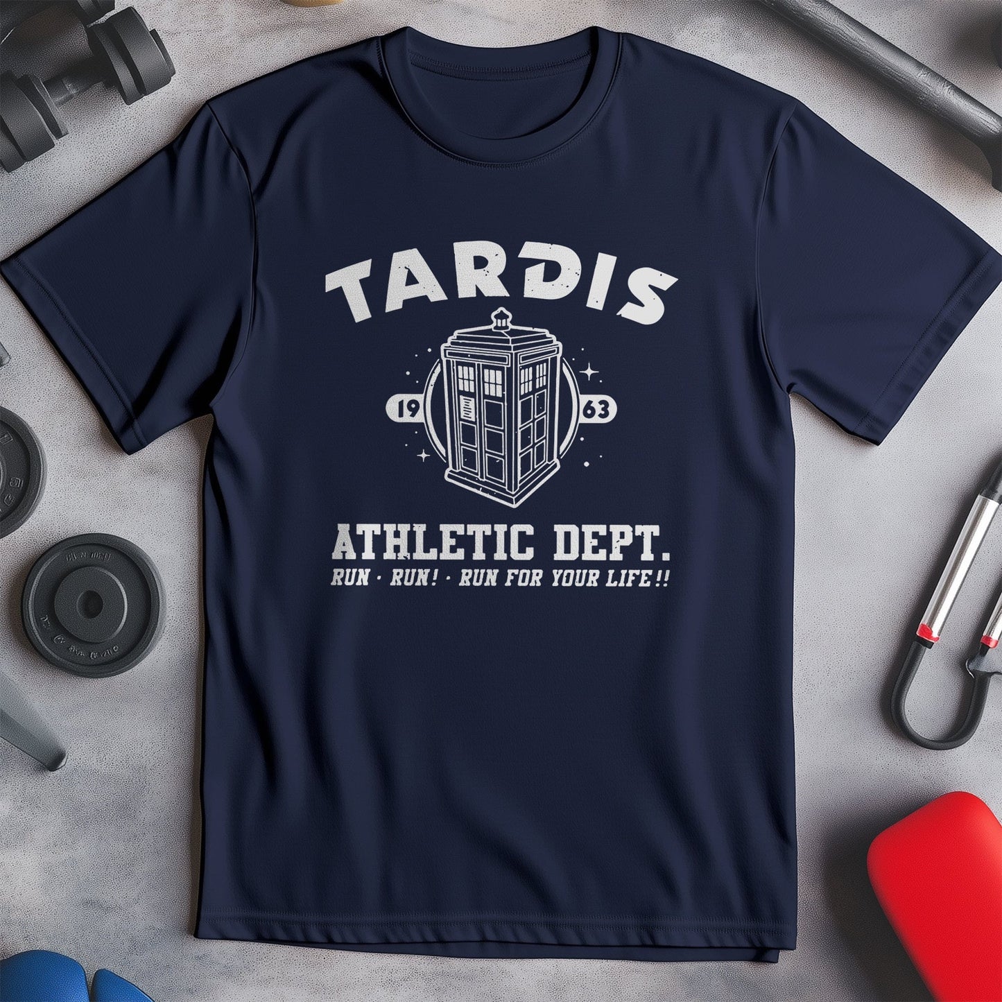 TARDIS Athletic Dept T-shirt -