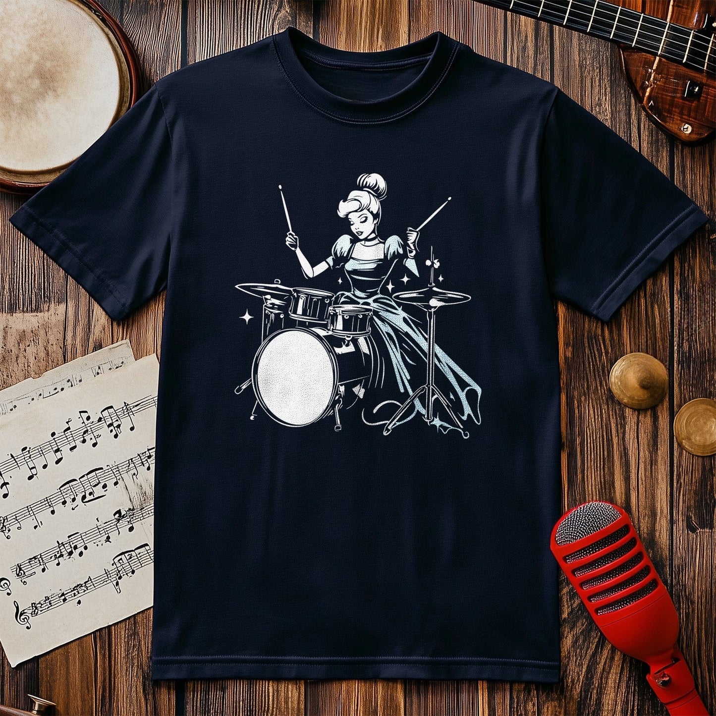 Cinderella Drummer T-shirt