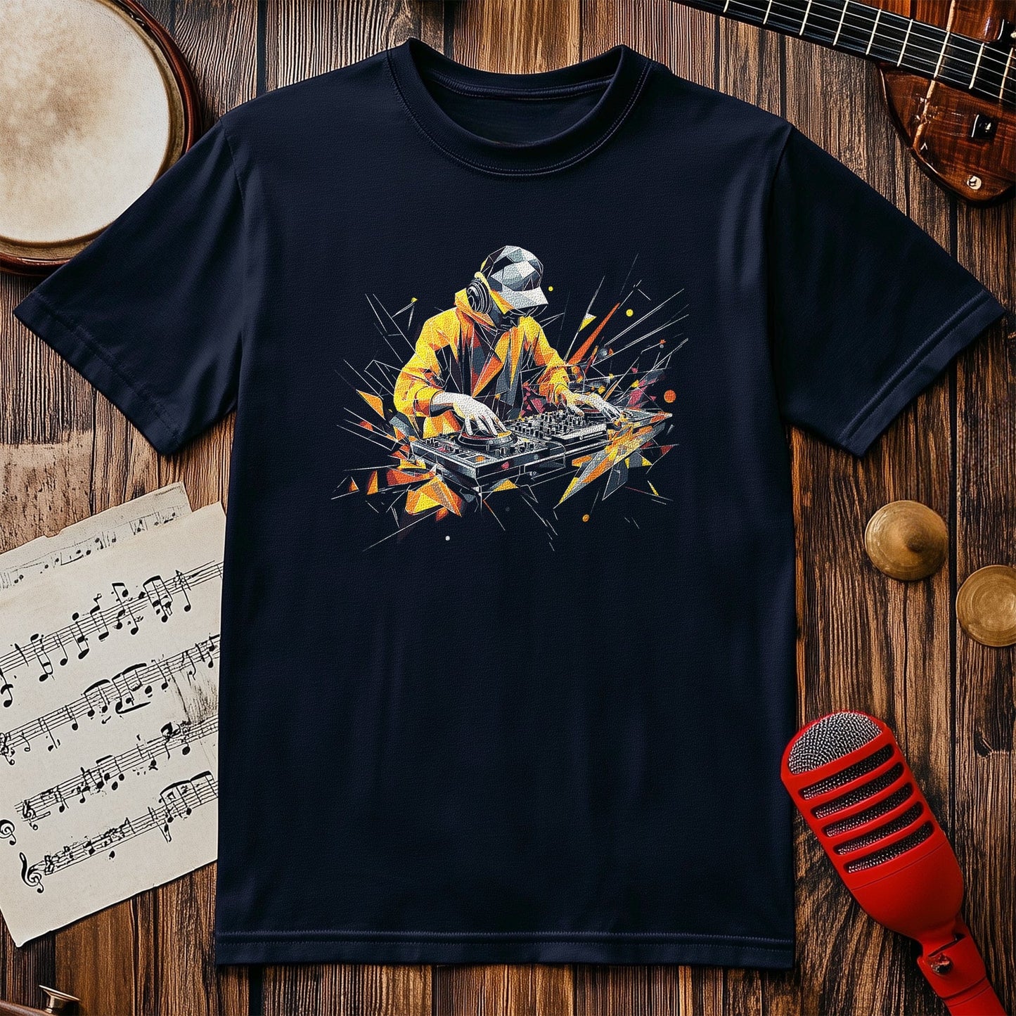 Polygonal DJ T-shirt