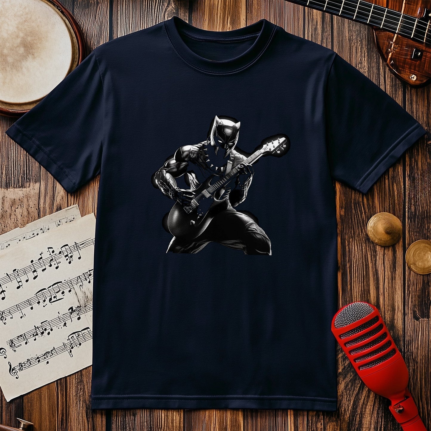 Panther Guitar Rocks T-Shirt