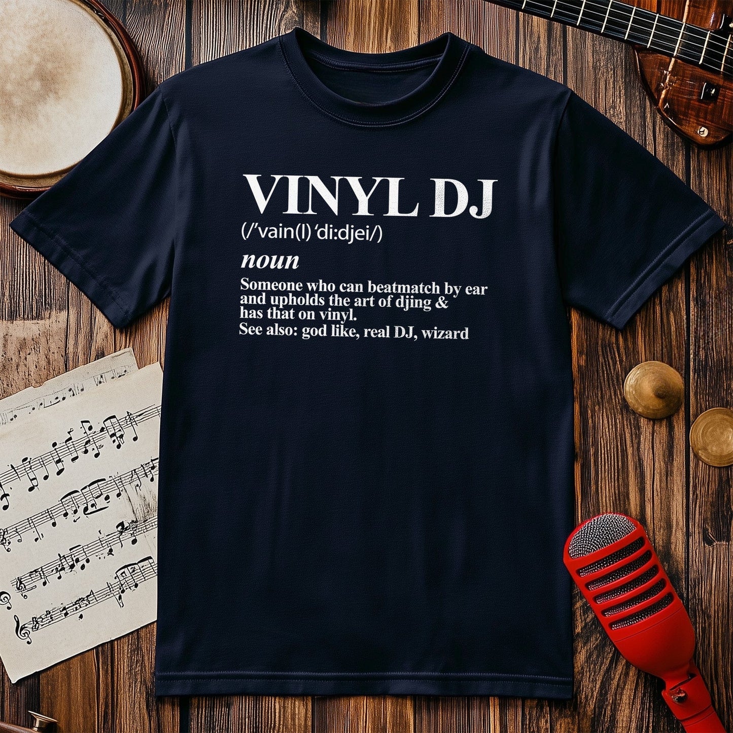 Vinyl DJ Meaning T-Shirt