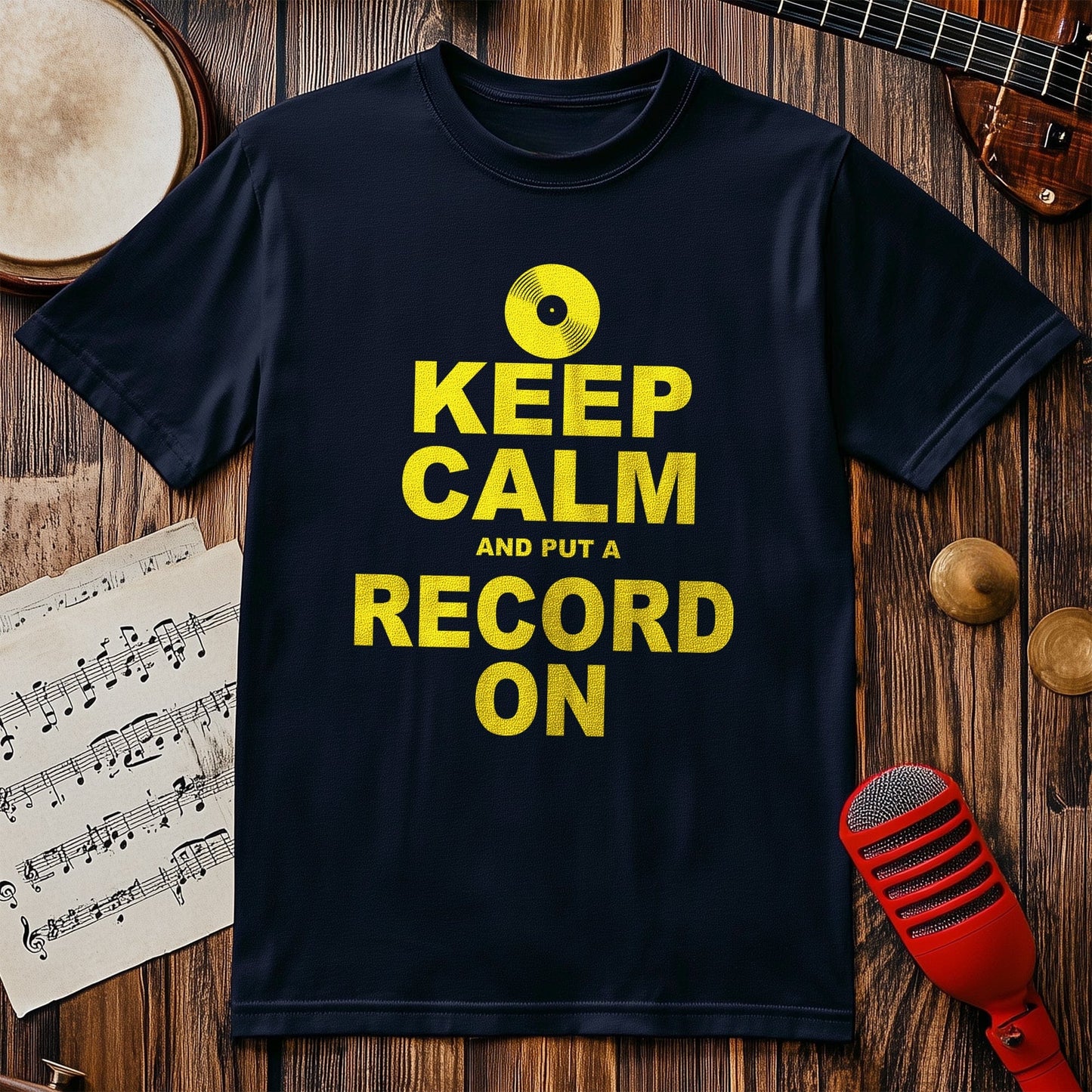 Keep Calm & Record On T-Shirt