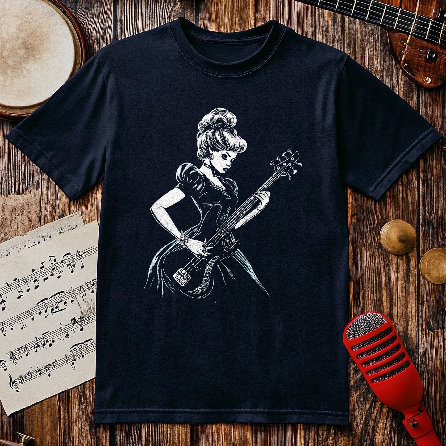 Cinderella Guitar T-Shirt