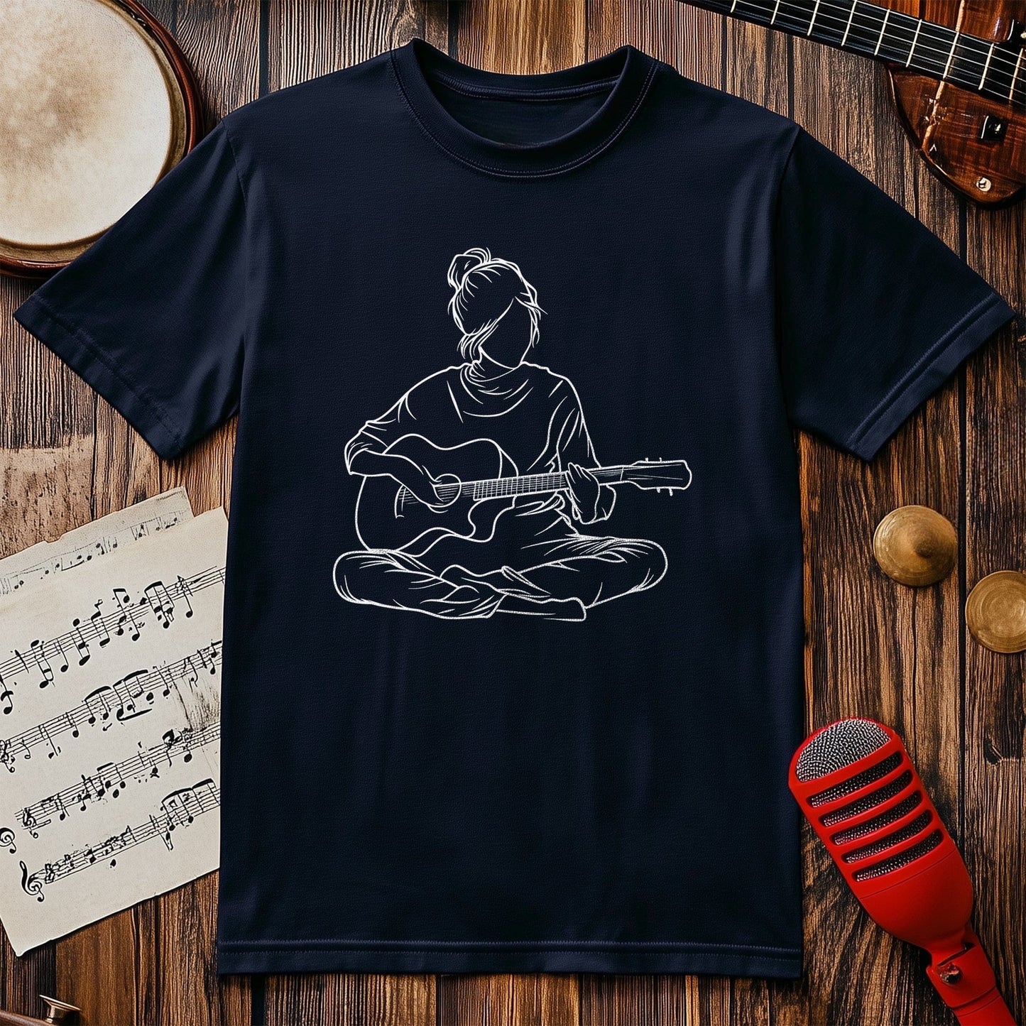 Guitar Player Sit 2 T-shirt -