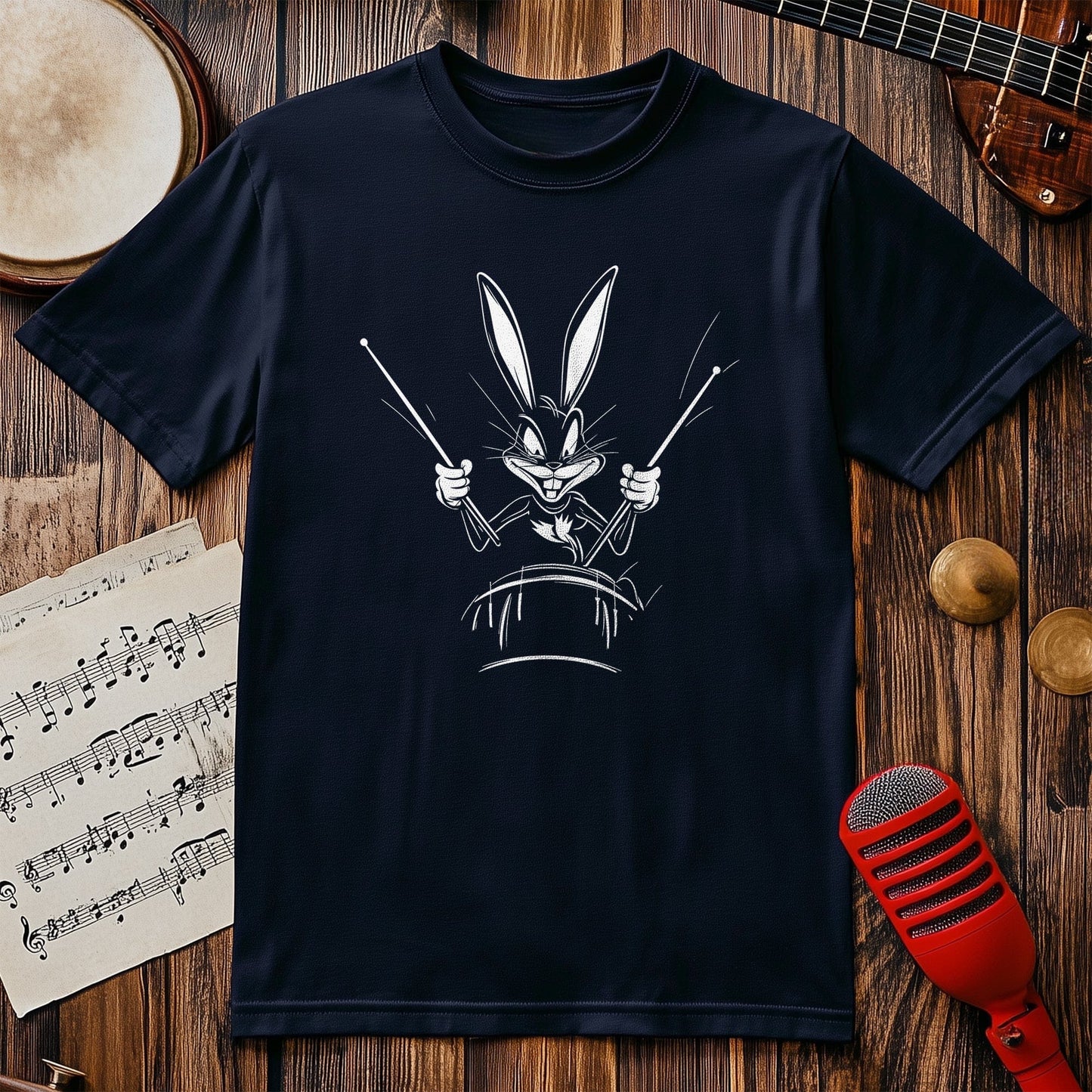Bunny Drummer T-Shirt