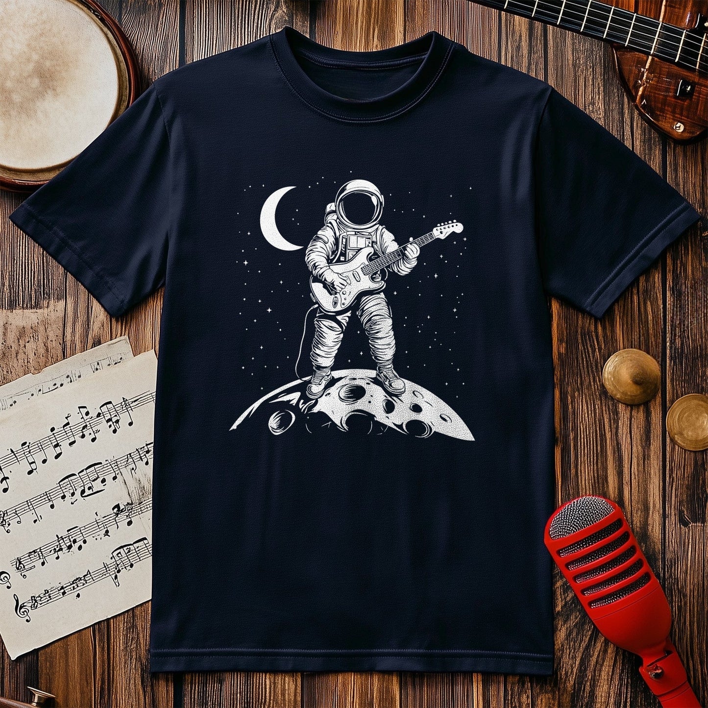 Astronaut Guitar T-shirt