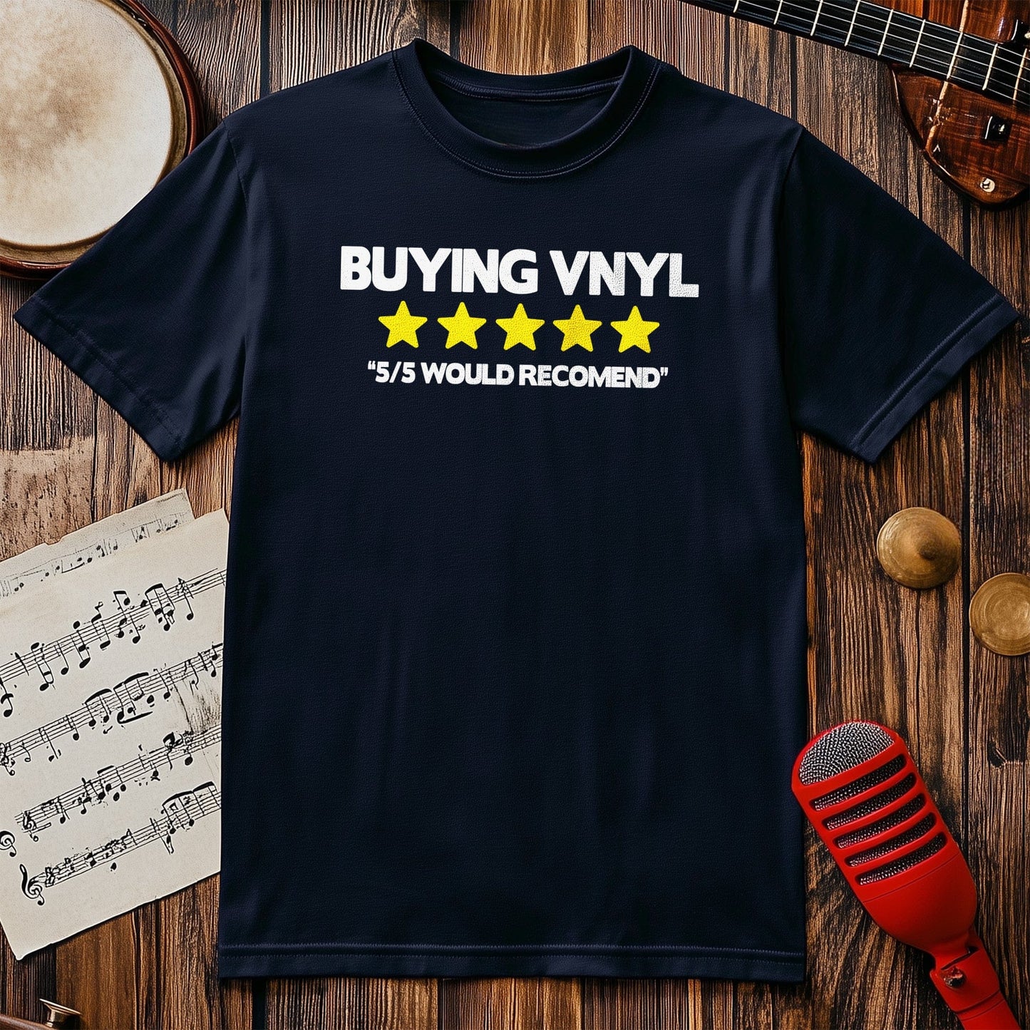 Buying Vinyl T-shirt