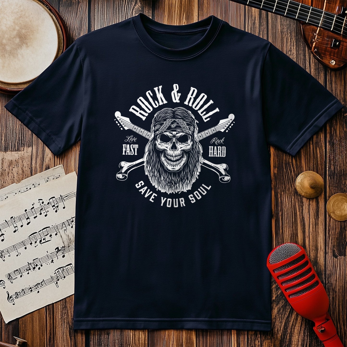 Live Fast Rock Hard T-Shirt