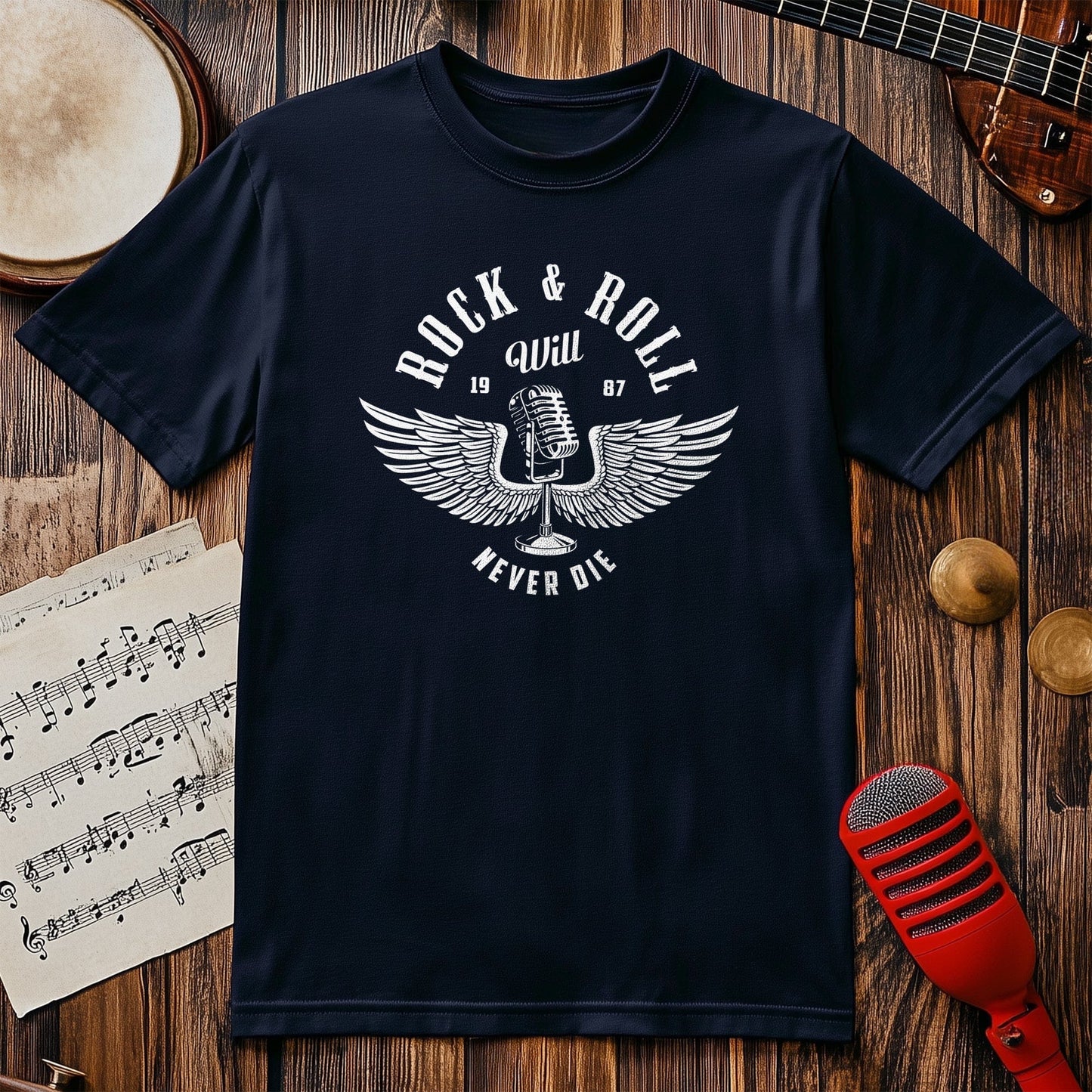 Rock & Roll Will Never Die T-Shirt