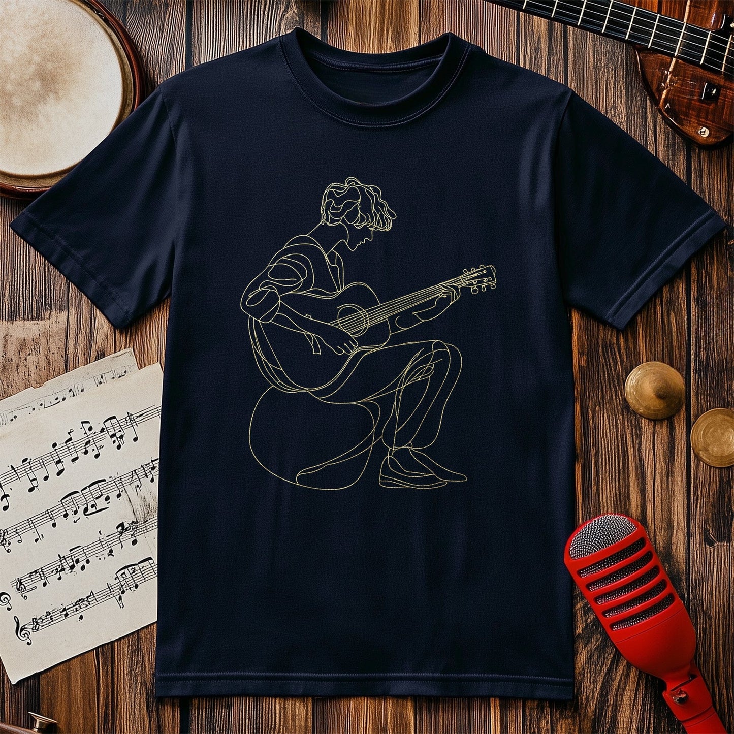 Guitar Player Sit 3 T-shirt