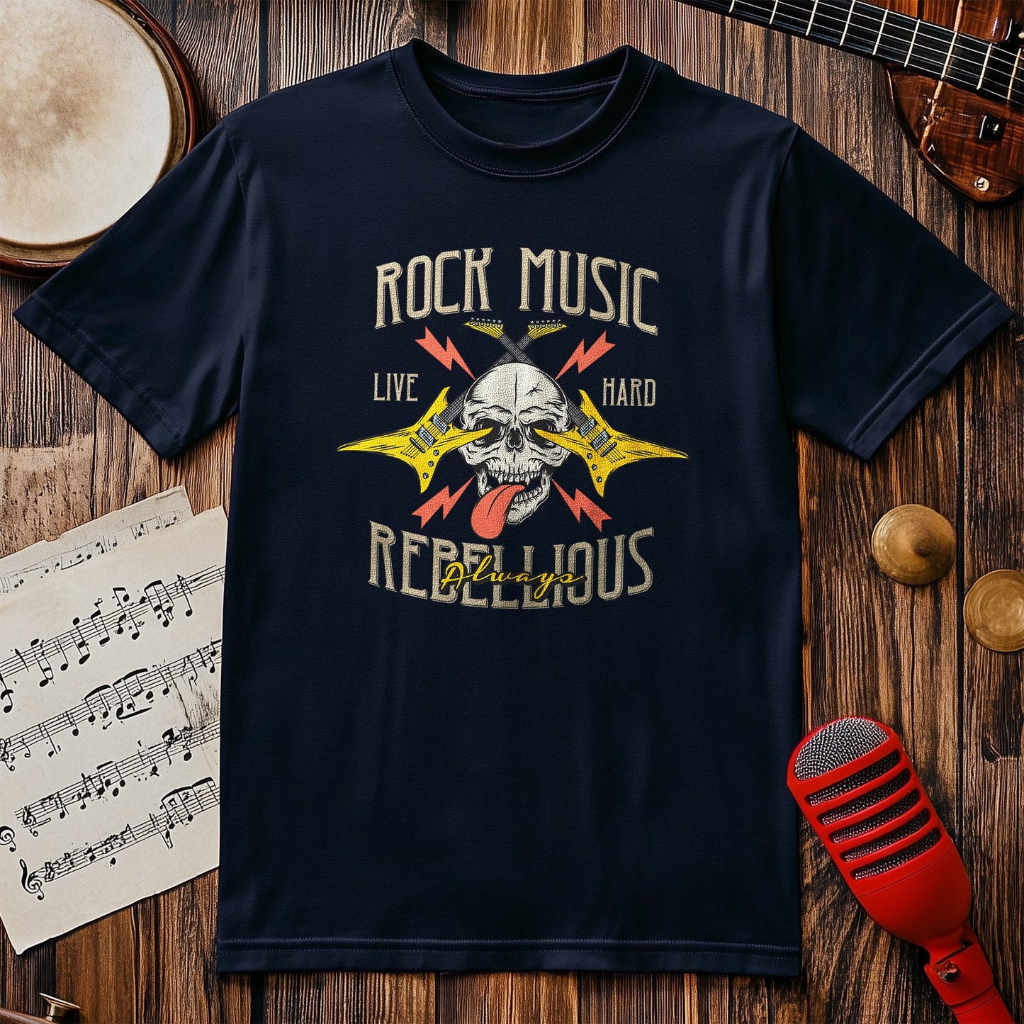 Rock Always Rebellious T-Shirt -