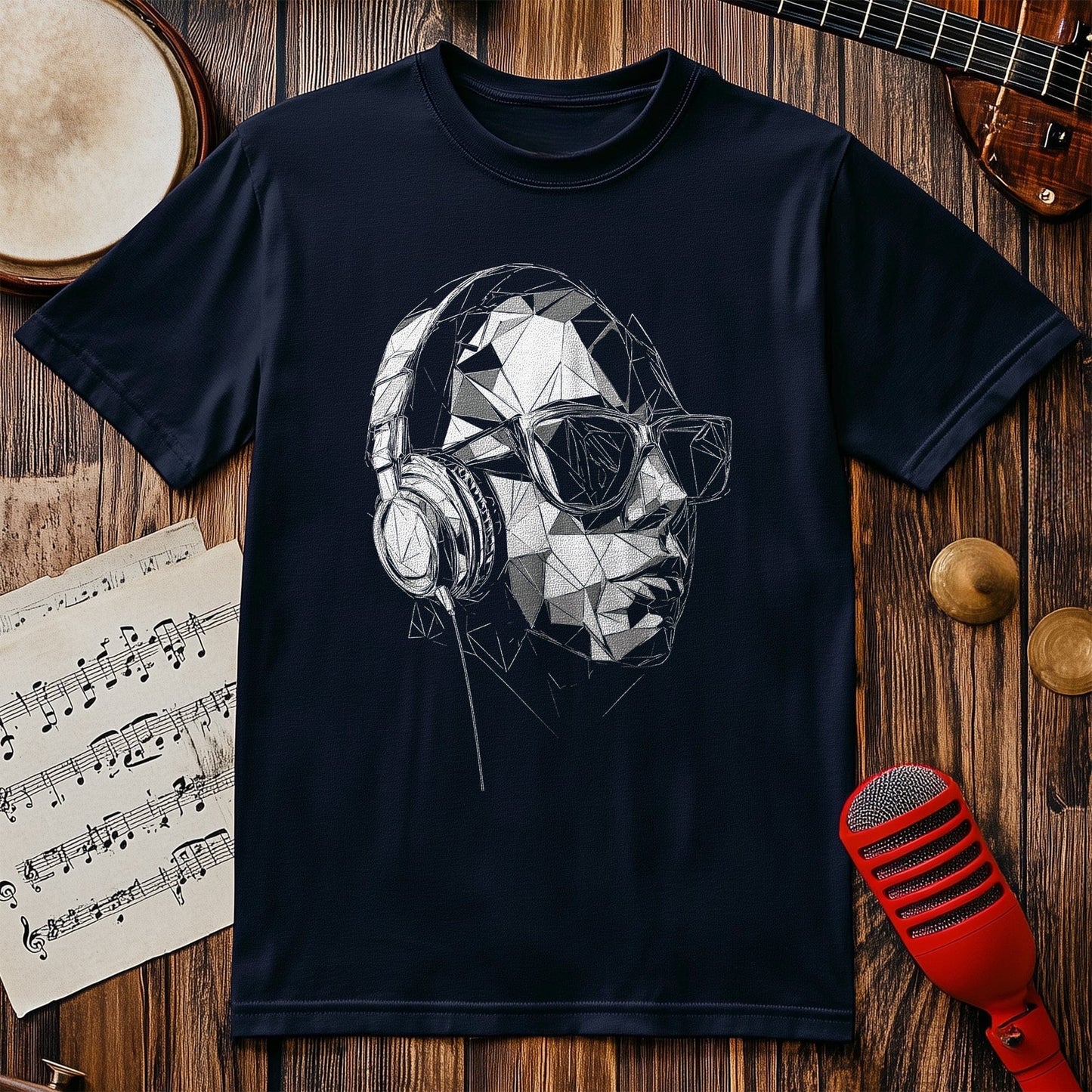 Geometric DJ T-shirt