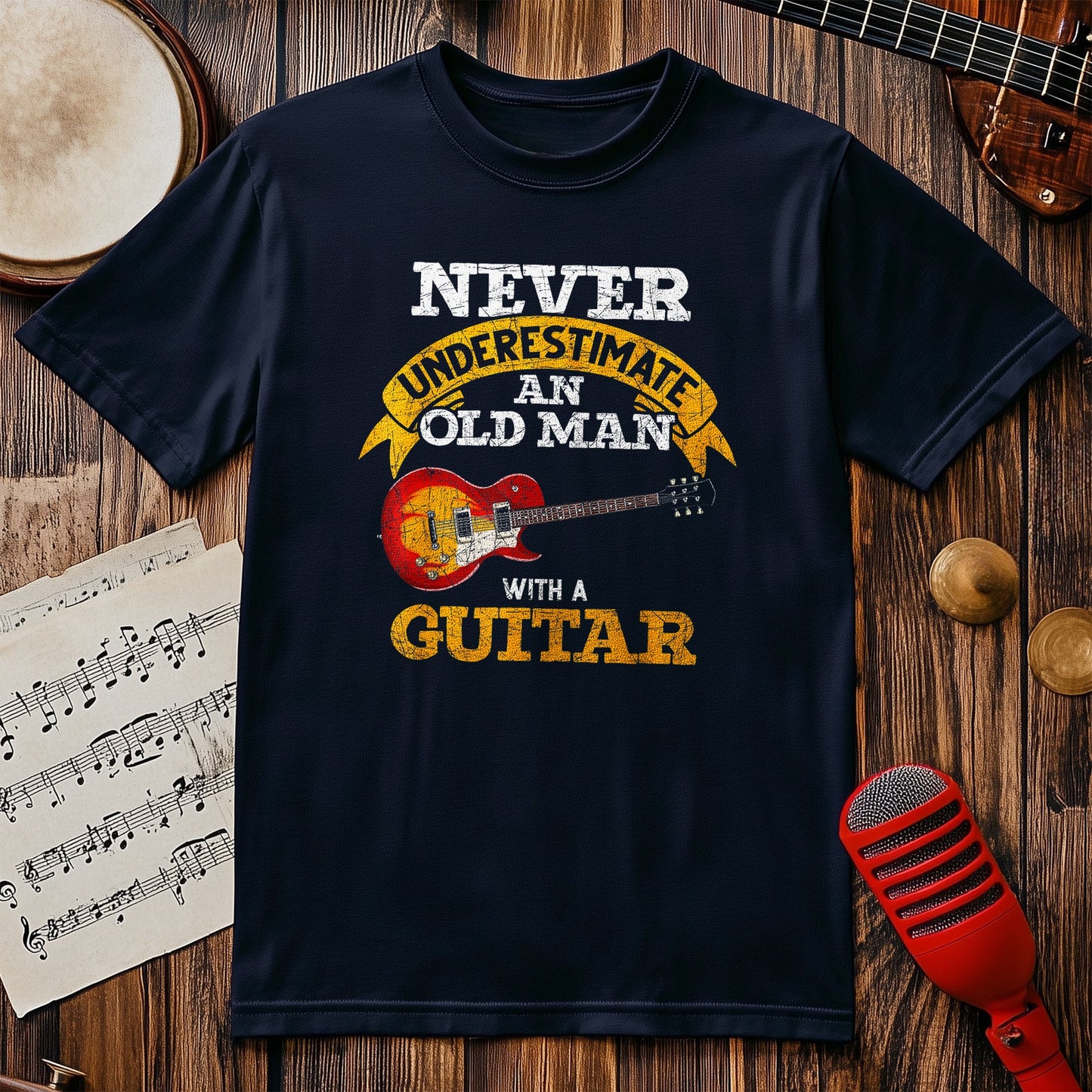 Retirement Guitar Player T-Shirt