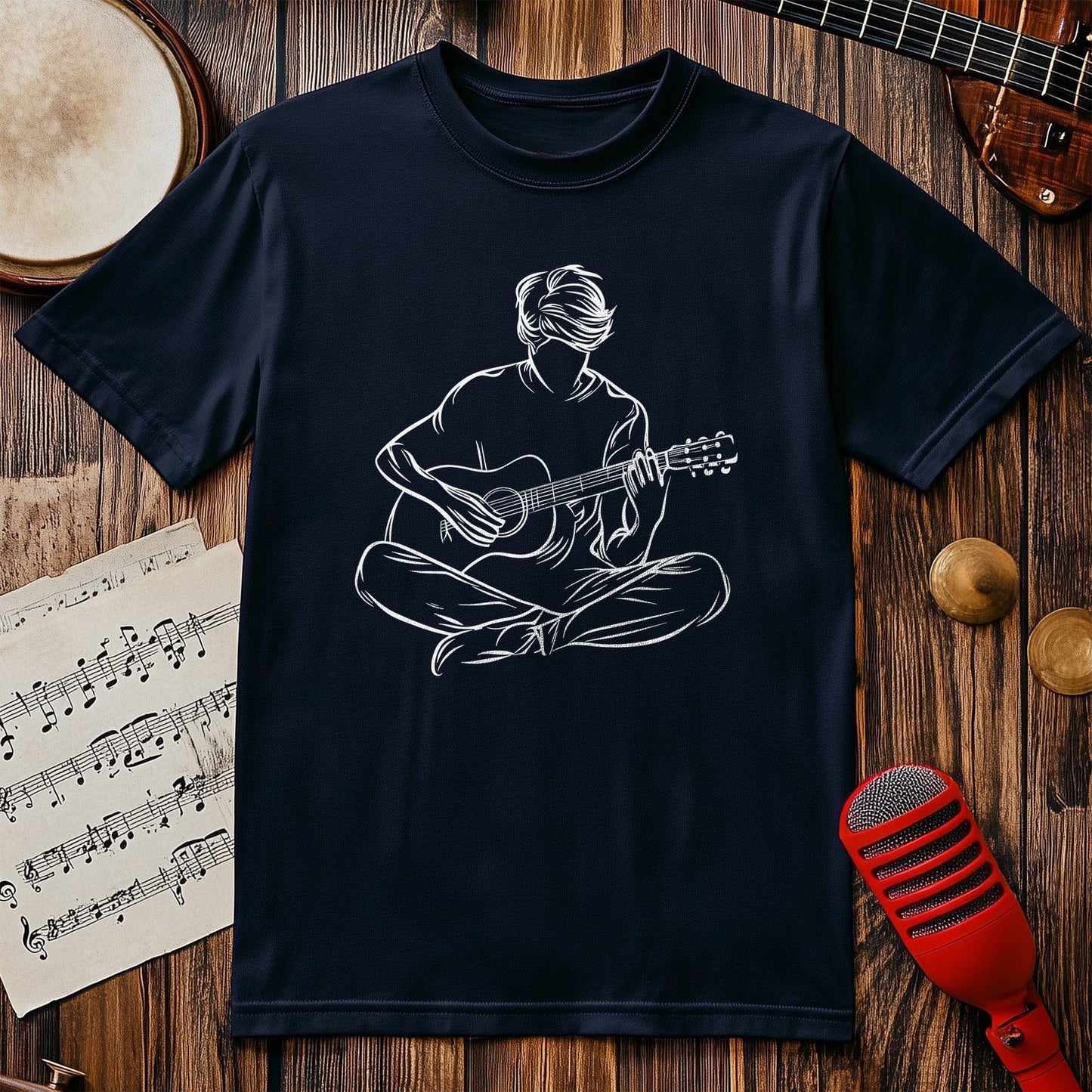 Guitar Player Sit 1 T-Shirt