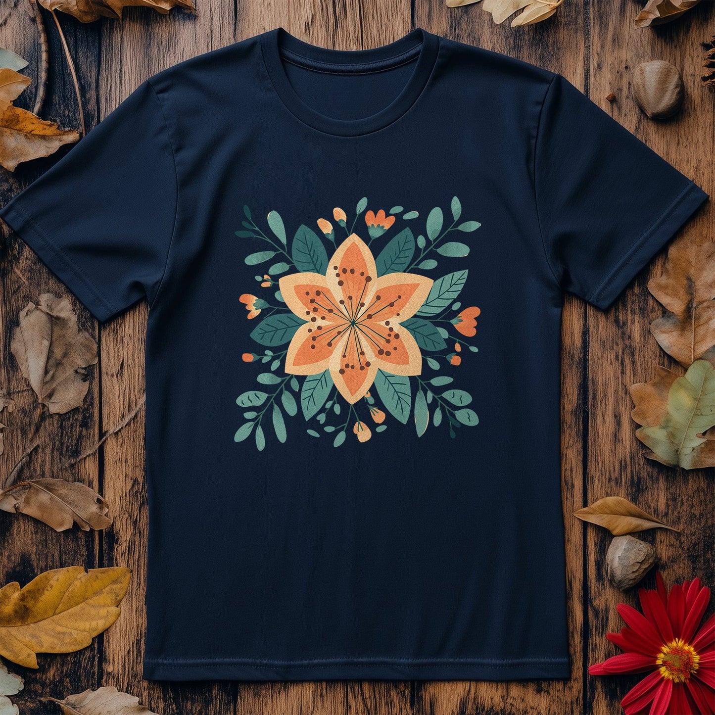 Retro Flower 2 T-Shirt - Blooming