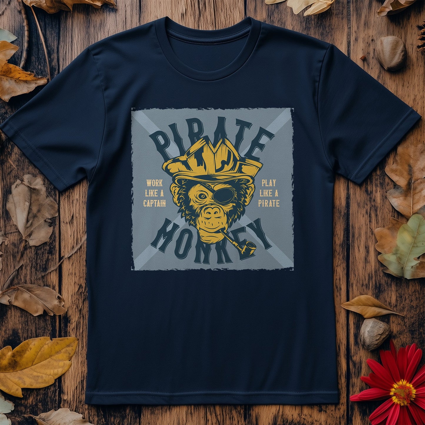Monkey Pirate T-shirt - Aye Aye,