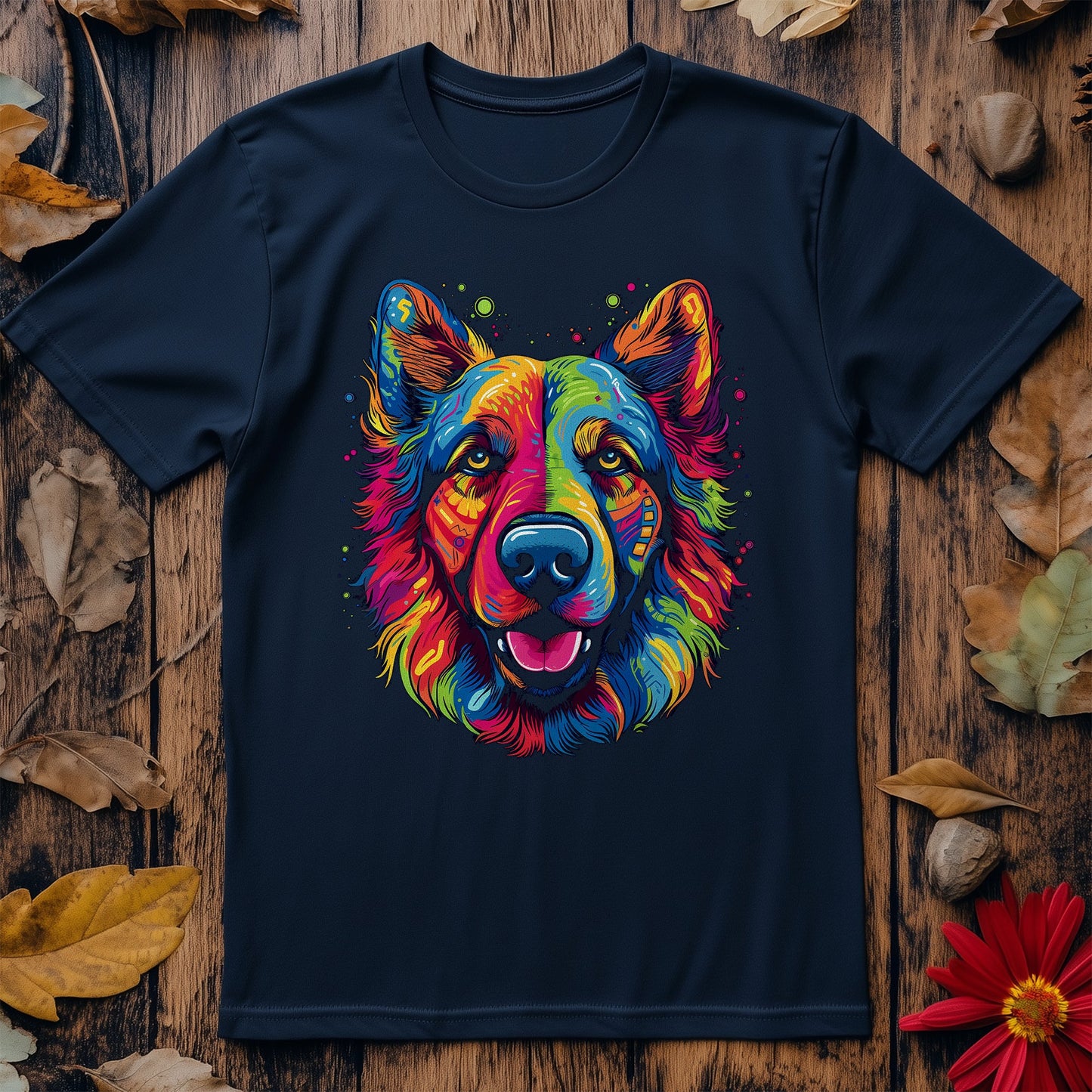 Painted Dog T-shirt - Unleash Your