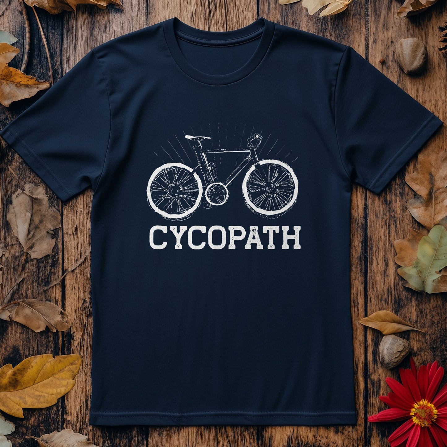 Cycling (244) T-Shirt - Pedal Power