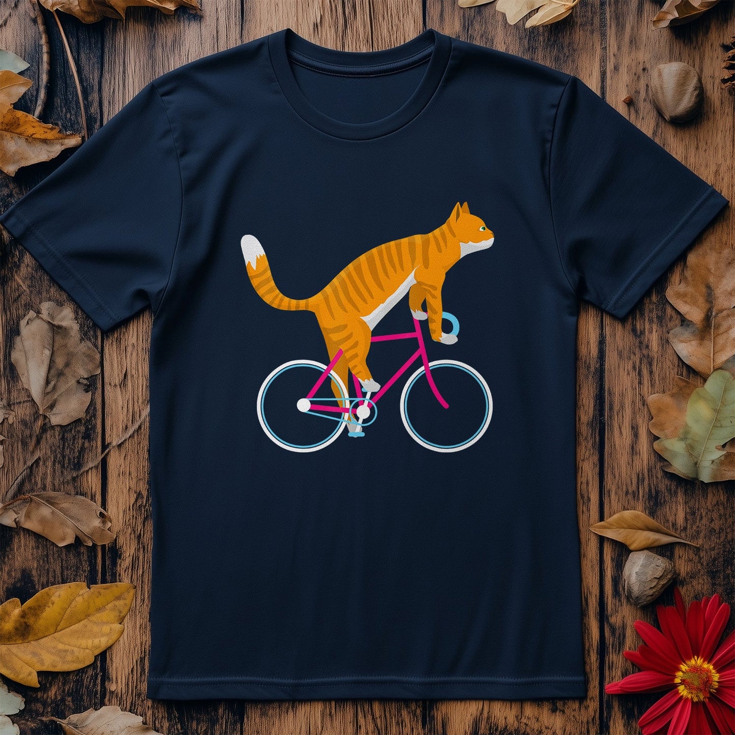 Cat on a Bike t-shirt