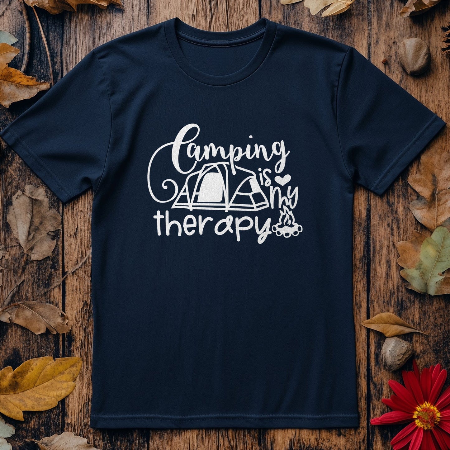 Camping Is My Therapy T-shirt - Unwind