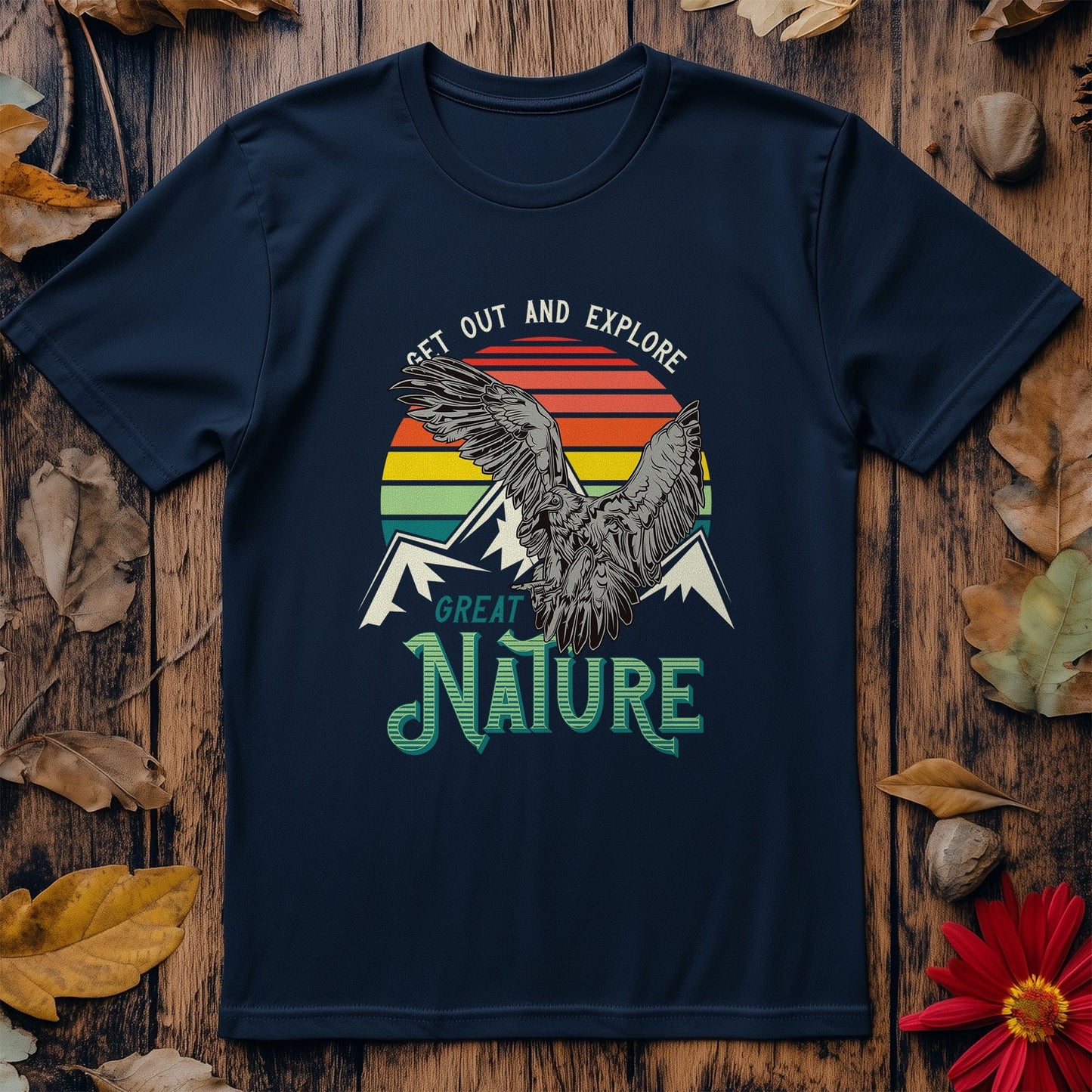 Outdoor_5 Eagle T-shirt - Soaring