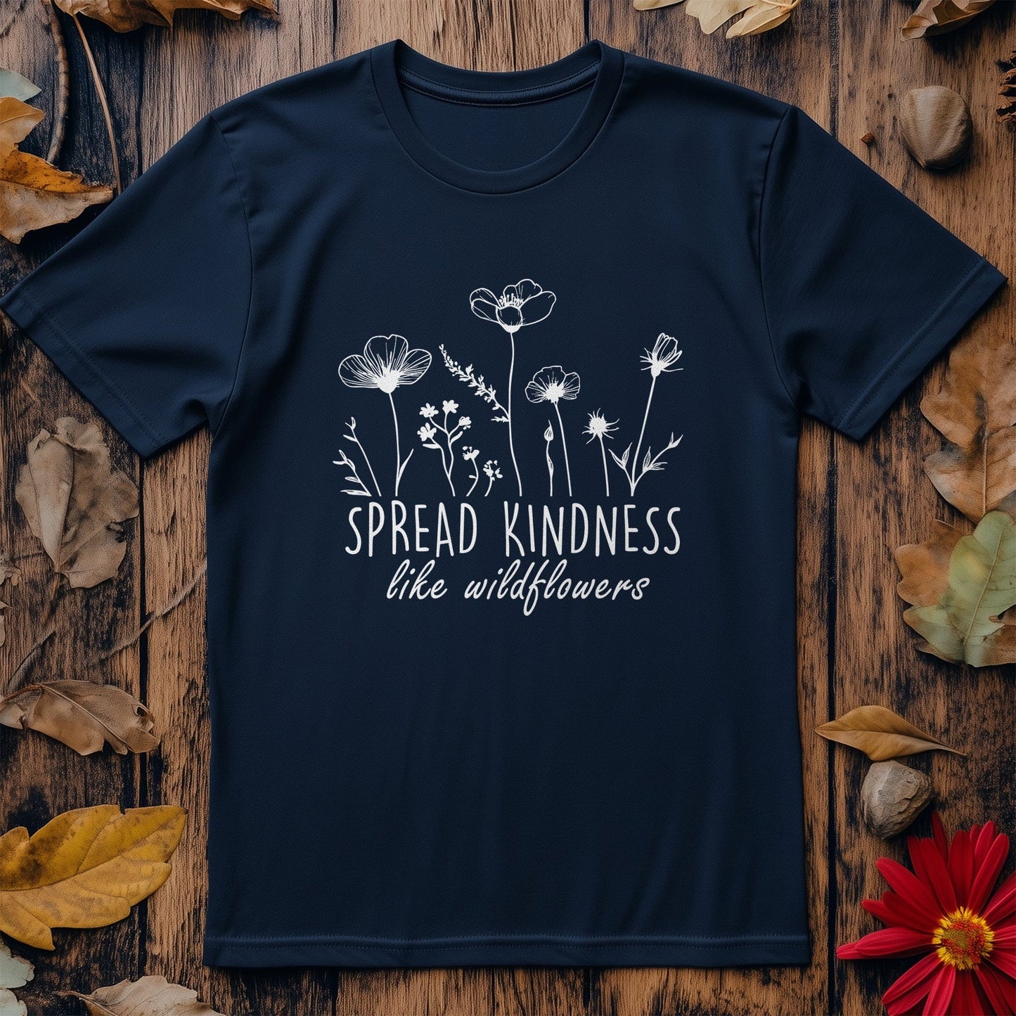 Spread Kindness Wildflowers T-Shirt