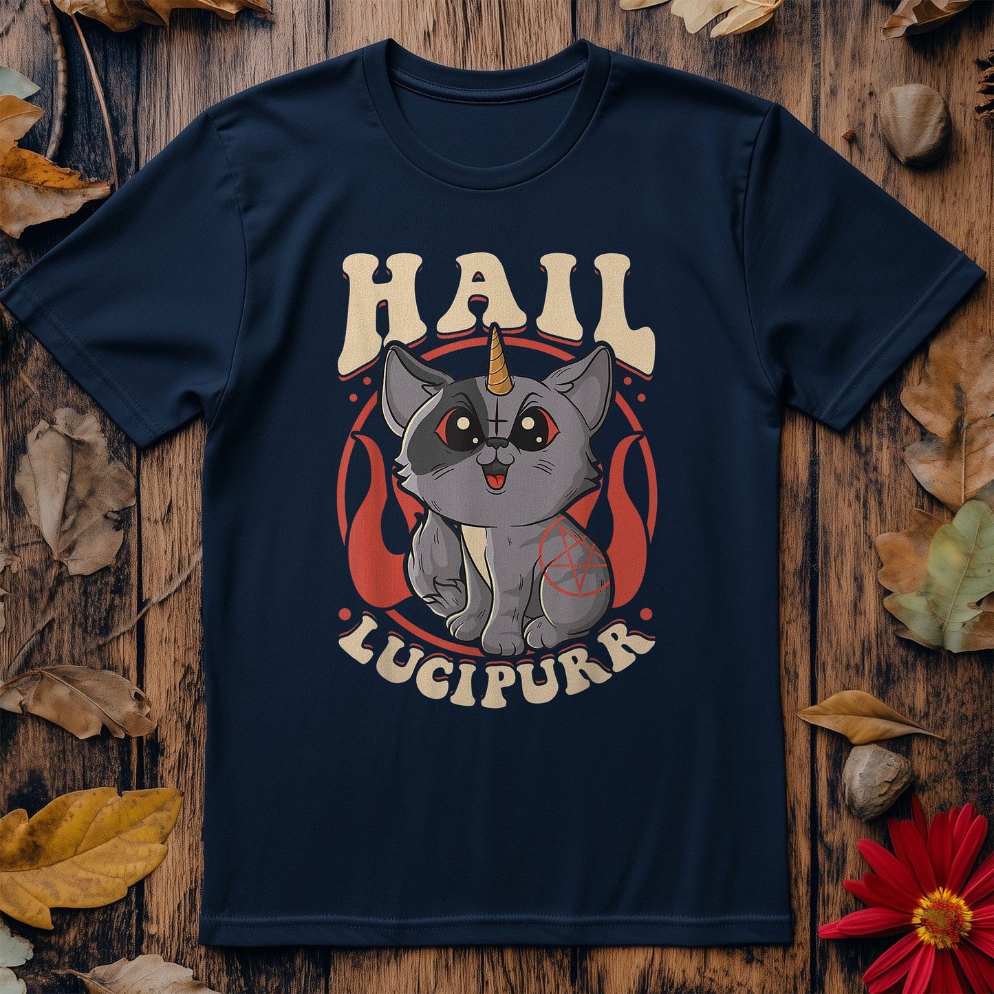 Hail Lucipurr Cat T-Shirt