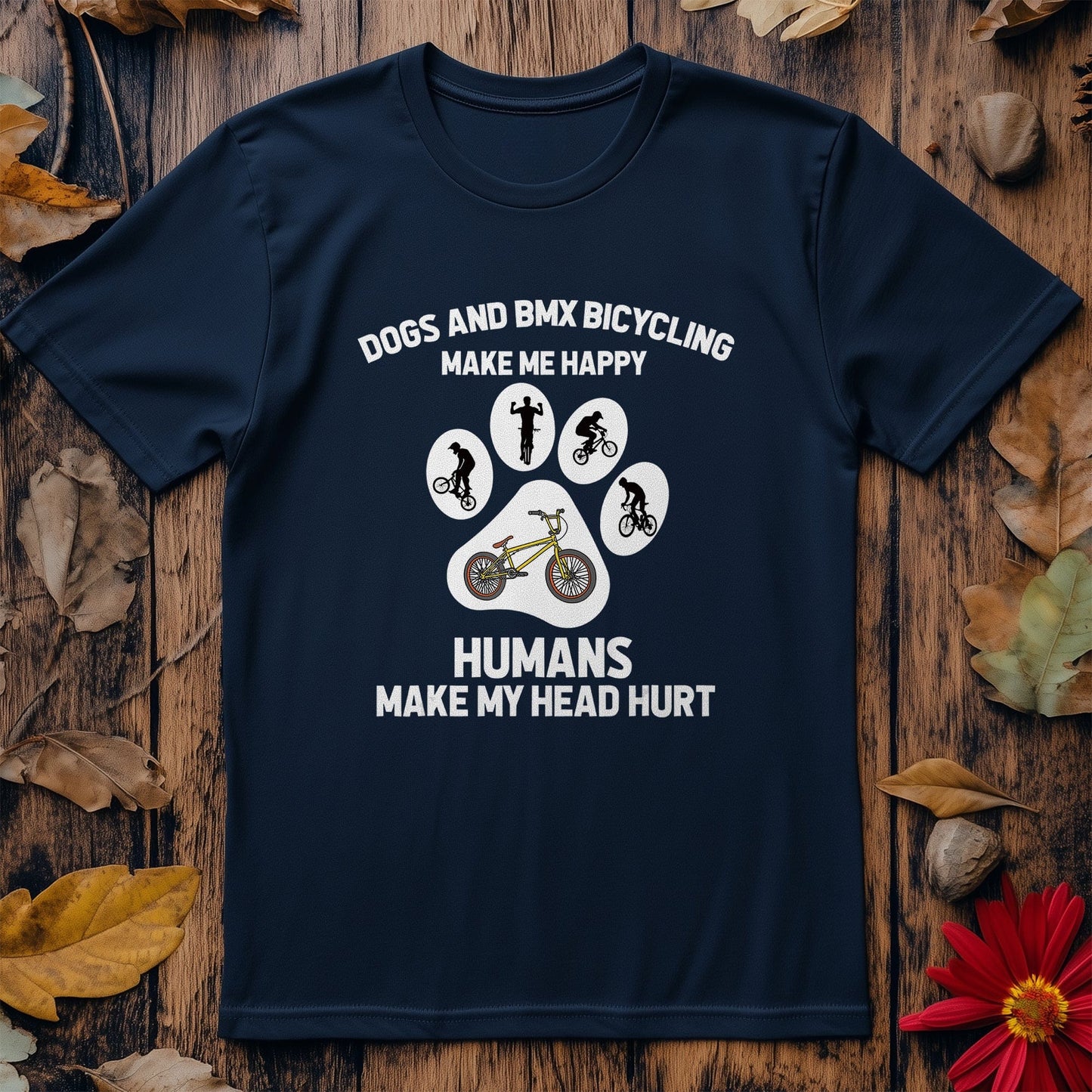 Cycling (254) T-shirt - Doggos &