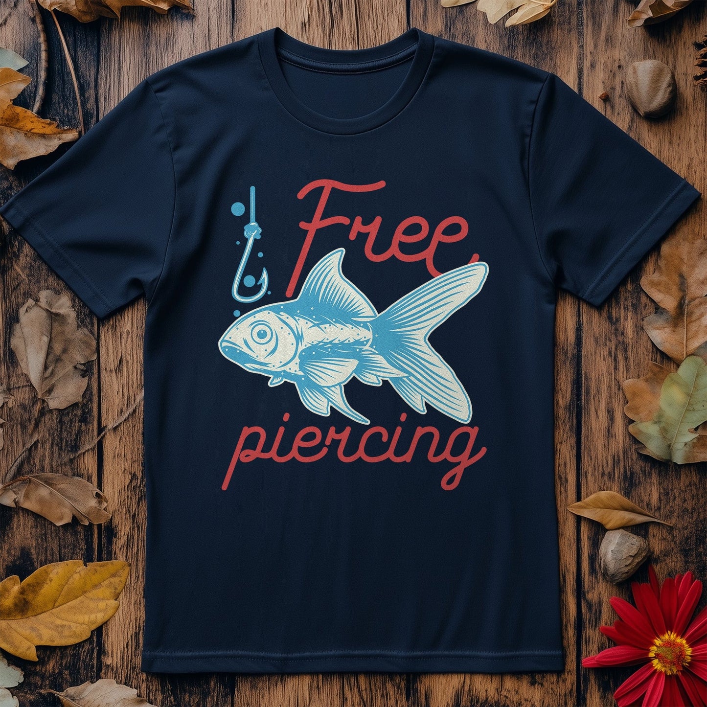 Free Piercing Fish t-shirt