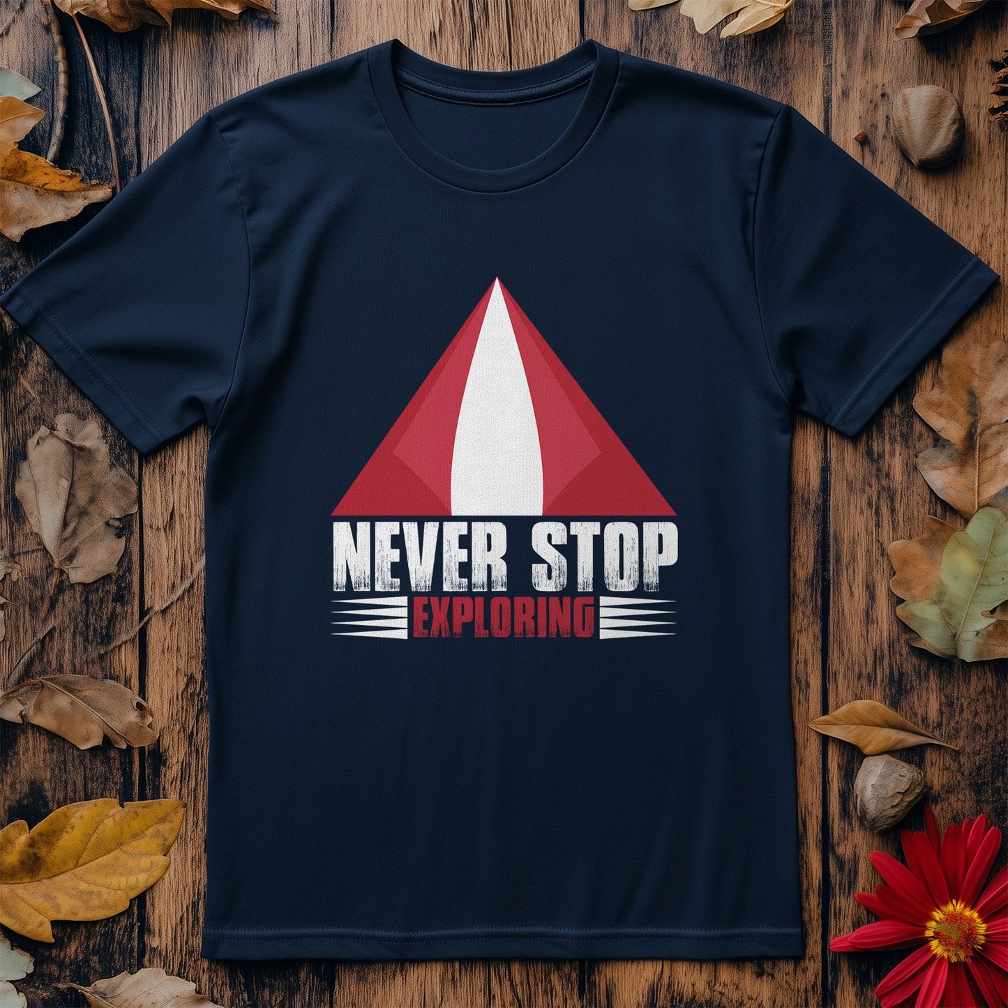 Never Stop Exploring-01 T-shirt